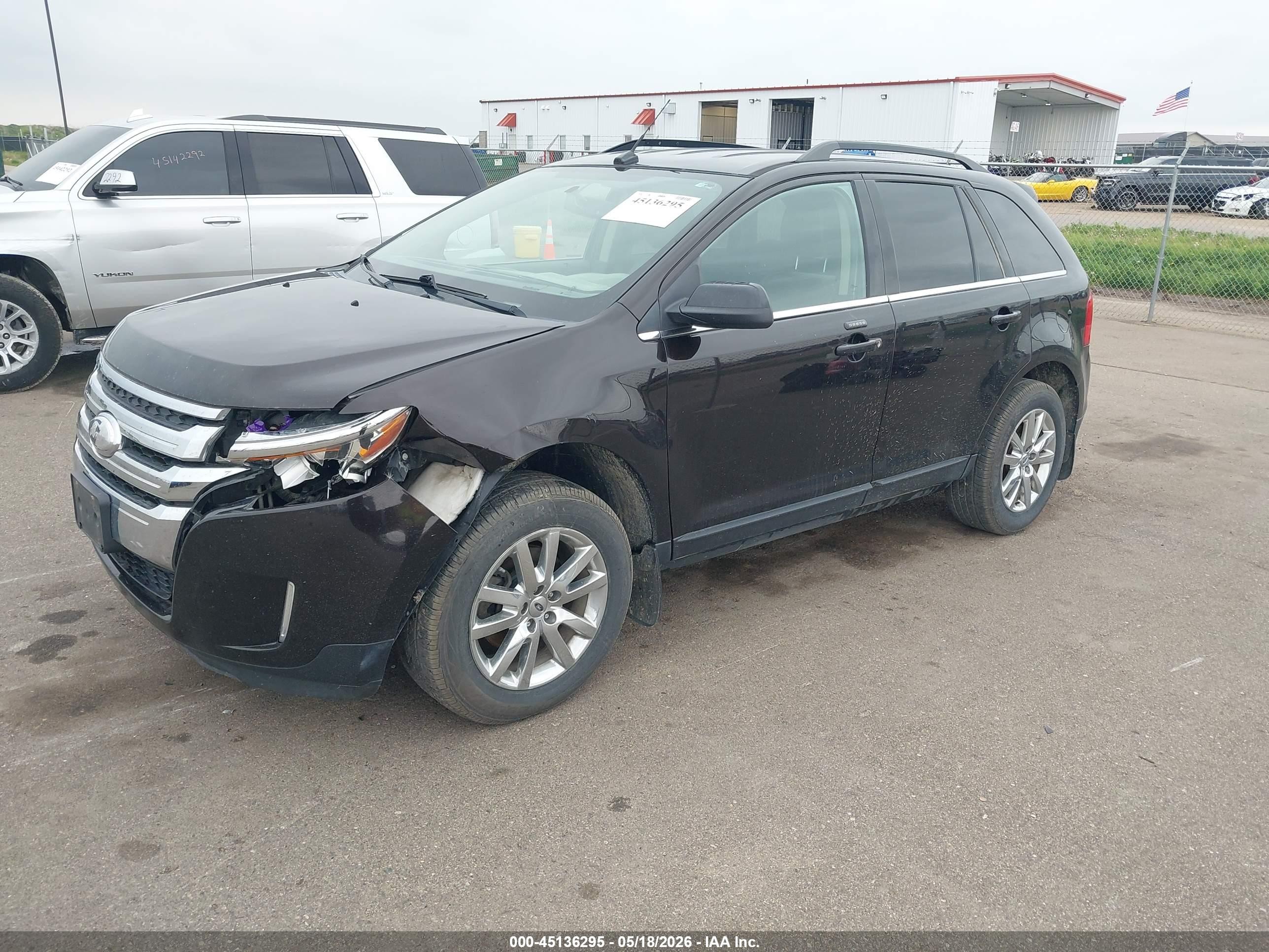 2013 Ford Edge Limited Black vin: 2FMDK4KC7DBC07480