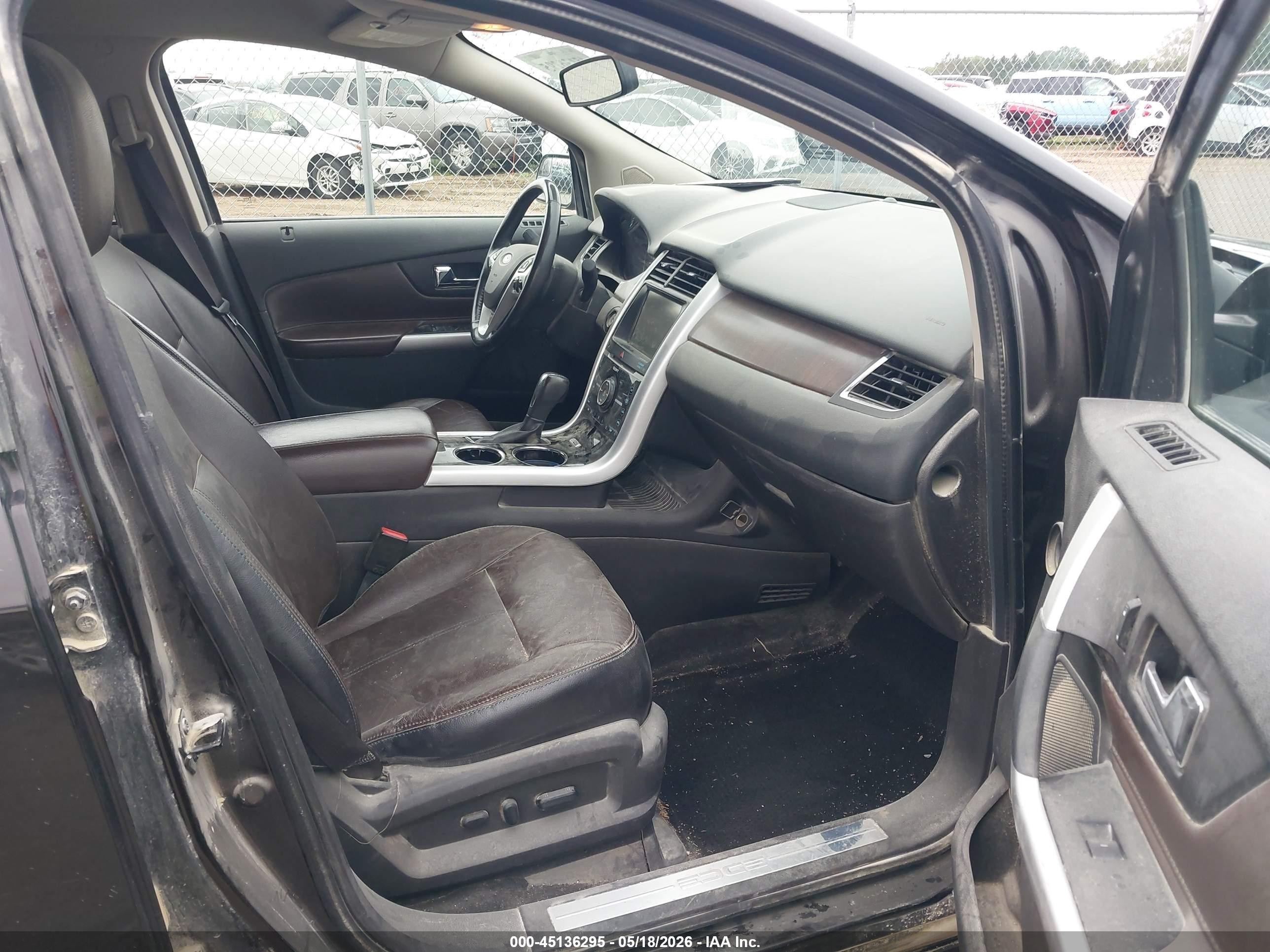 2013 Ford Edge Limited Black vin: 2FMDK4KC7DBC07480