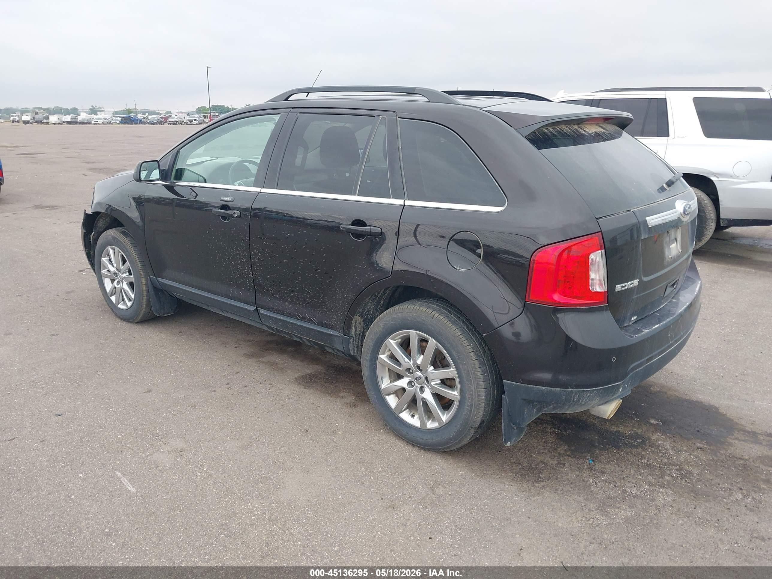 2013 Ford Edge Limited Black vin: 2FMDK4KC7DBC07480