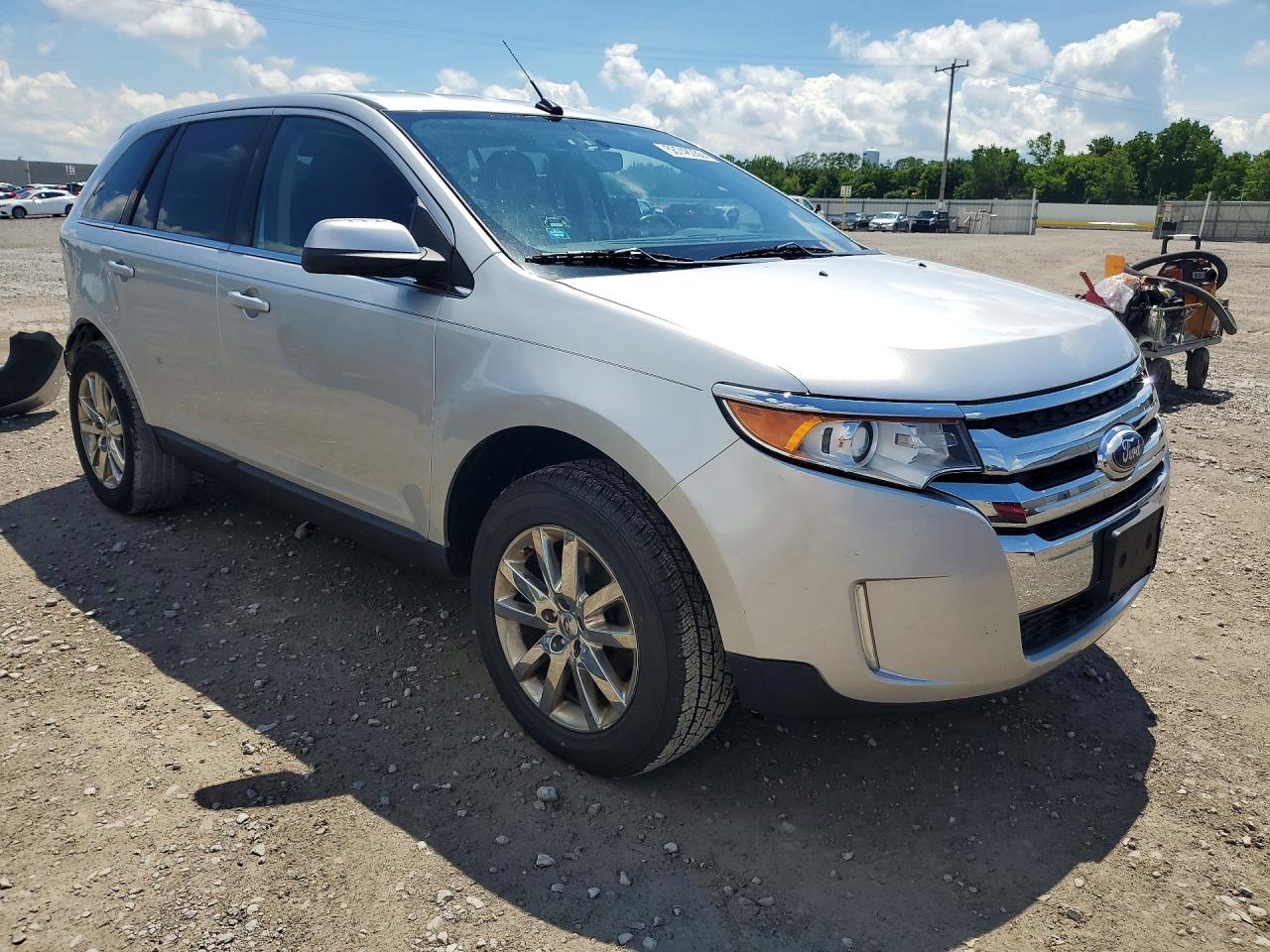 2013 Ford Edge Limited Silver vin: 2FMDK4KC7DBC22531