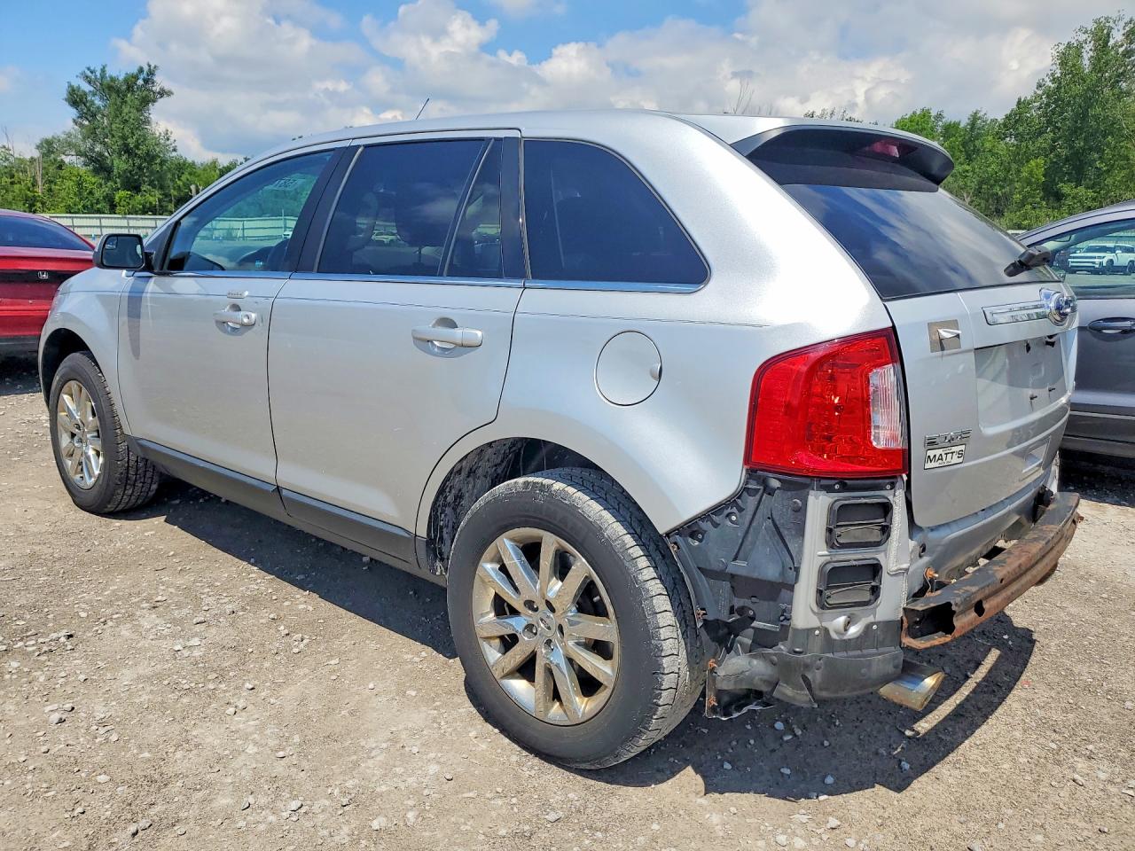 2013 Ford Edge Limited Silver vin: 2FMDK4KC7DBC22531
