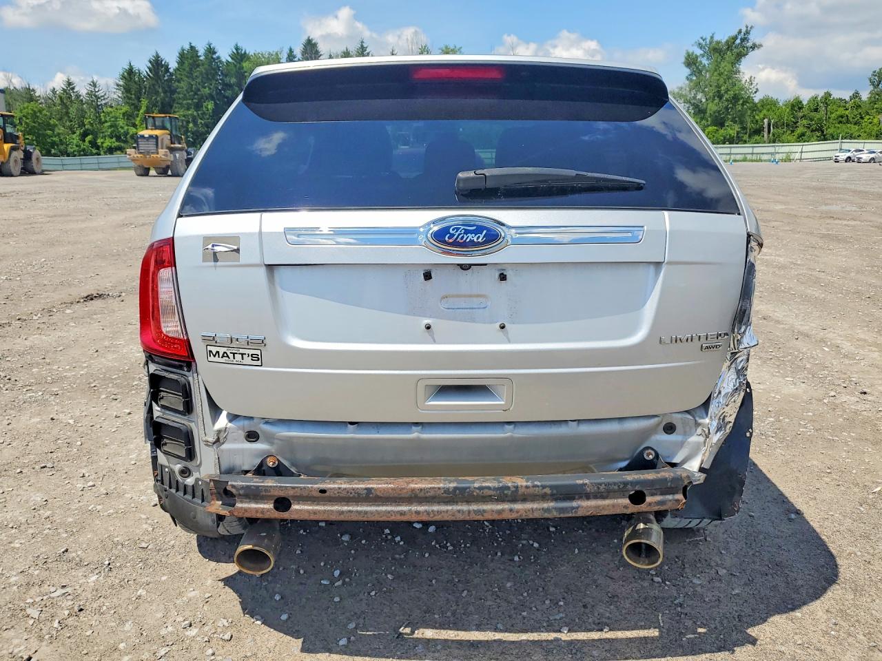 2013 Ford Edge Limited Silver vin: 2FMDK4KC7DBC22531