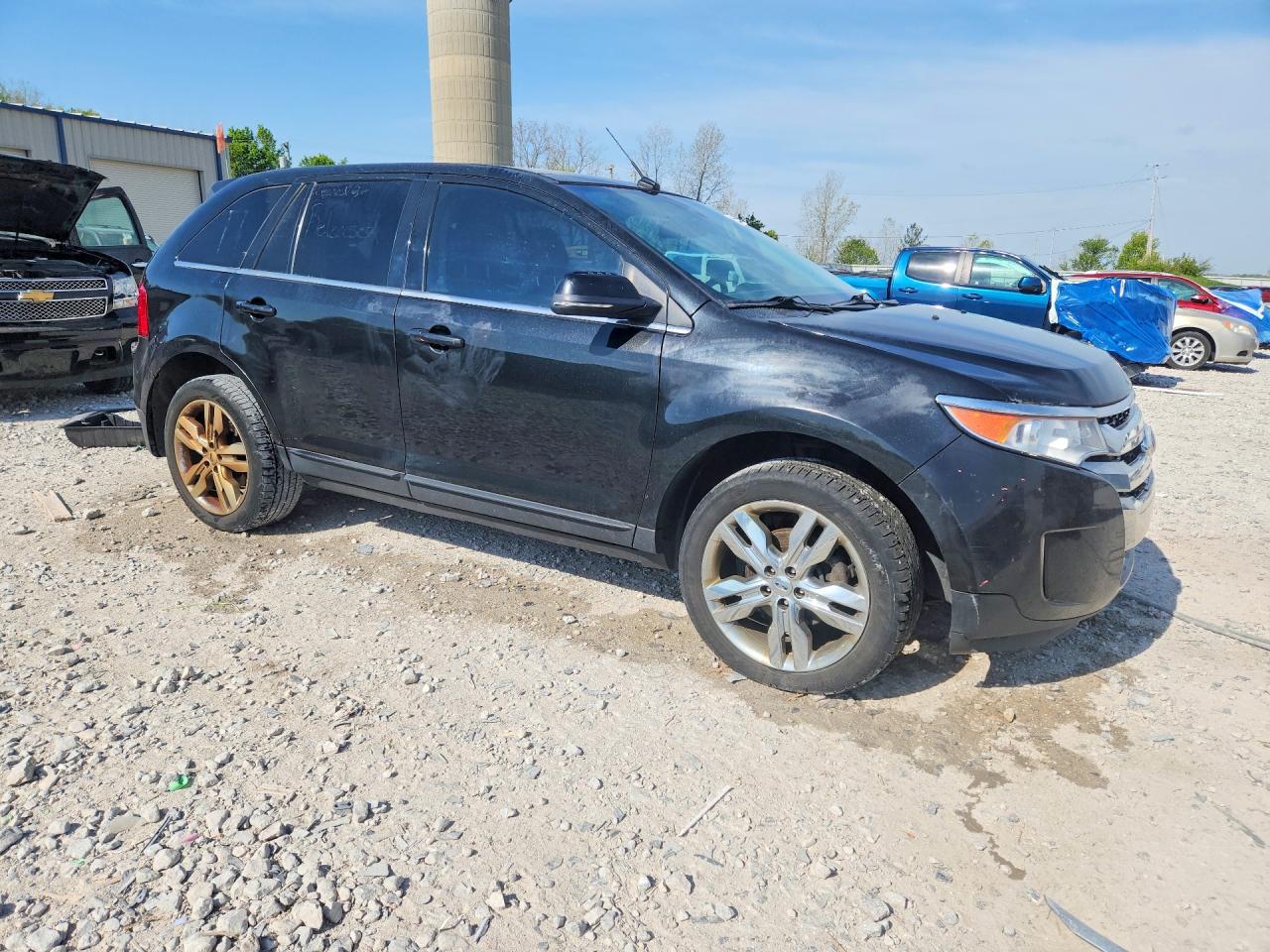 2013 Ford Edge Limited Black vin: 2FMDK4KC7DBC73866