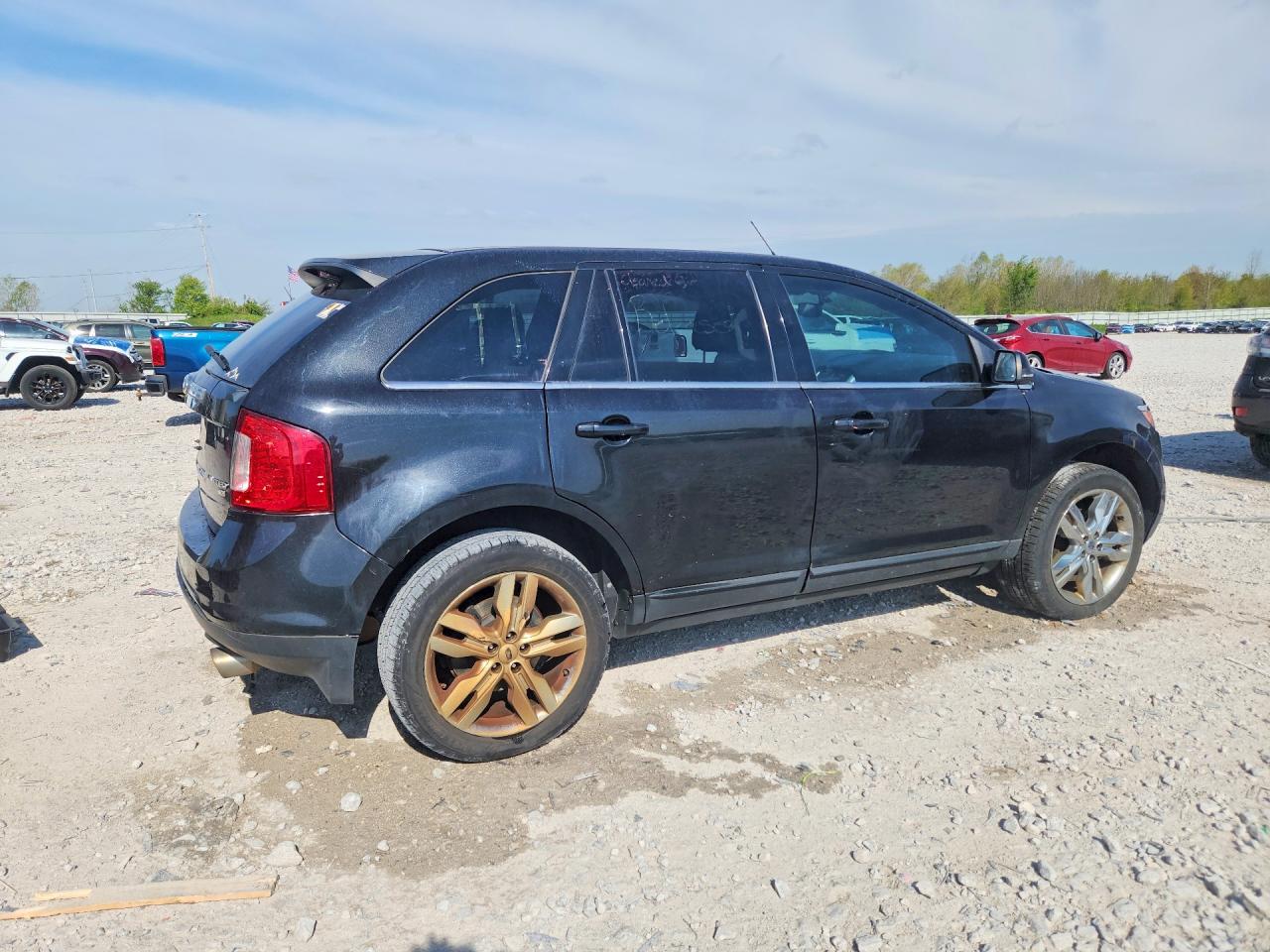 2013 Ford Edge Limited Black vin: 2FMDK4KC7DBC73866