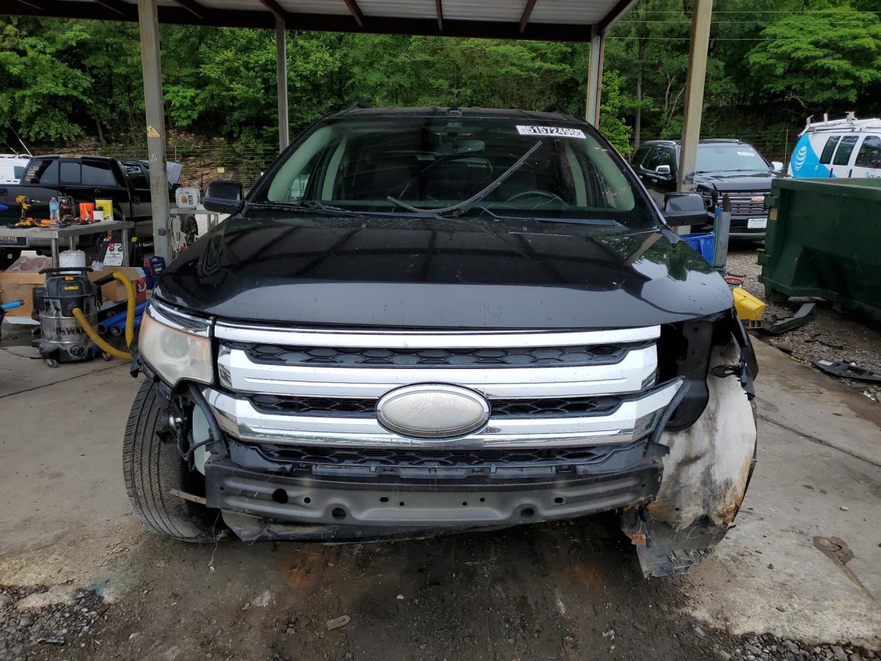 2014 Ford Edge Limited Black vin: 2FMDK4KC7EBA75774 Damage: Front Bumper Reinforcement, Broken, Replacement Required