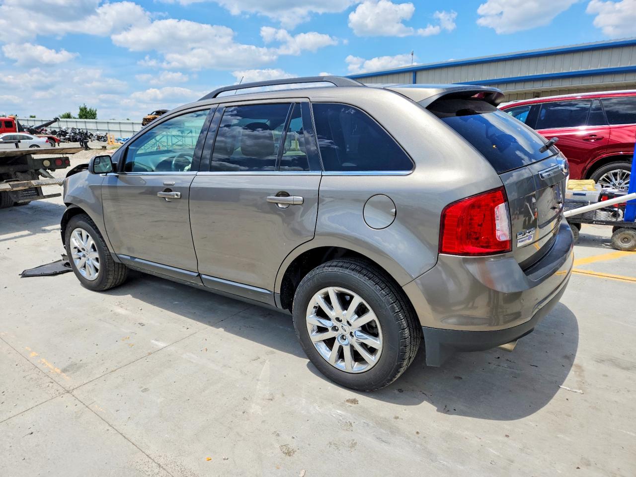 2014 Ford Edge Limited Gray vin: 2FMDK4KC7EBA78898