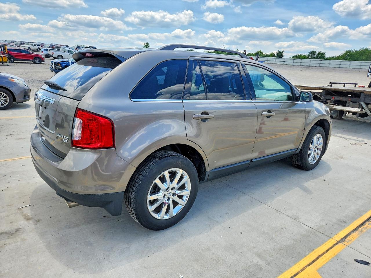 2014 Ford Edge Limited Gray vin: 2FMDK4KC7EBA78898