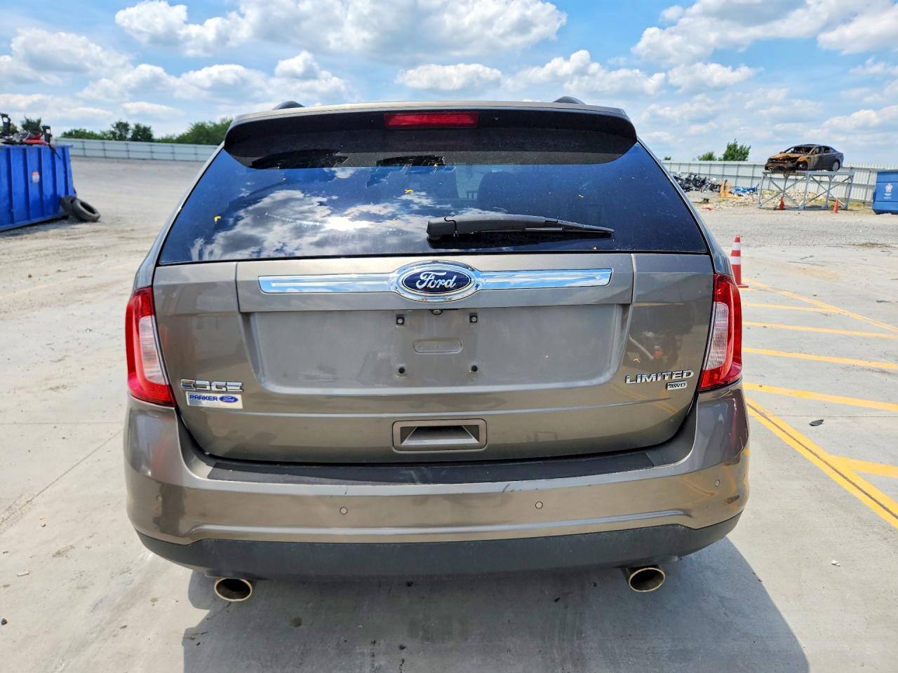 2014 Ford Edge Limited Gray vin: 2FMDK4KC7EBA78898