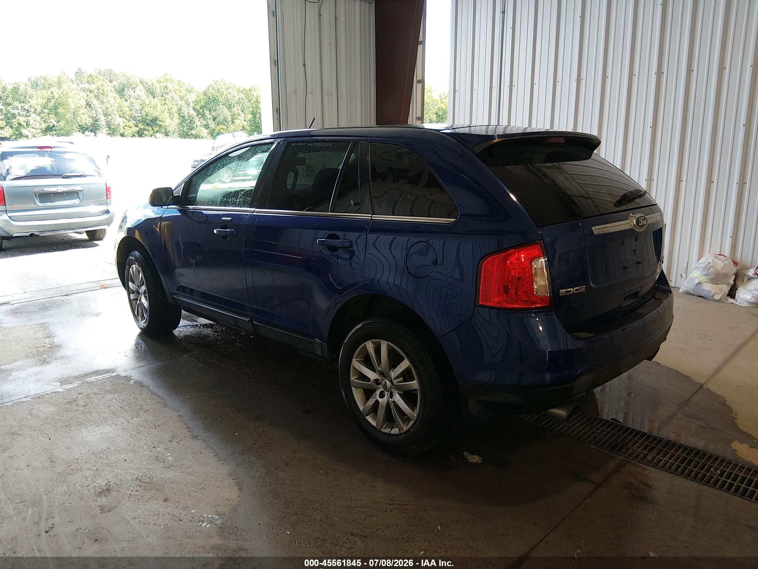 2014 Ford Edge Limited Blue vin: 2FMDK4KC7EBB33768