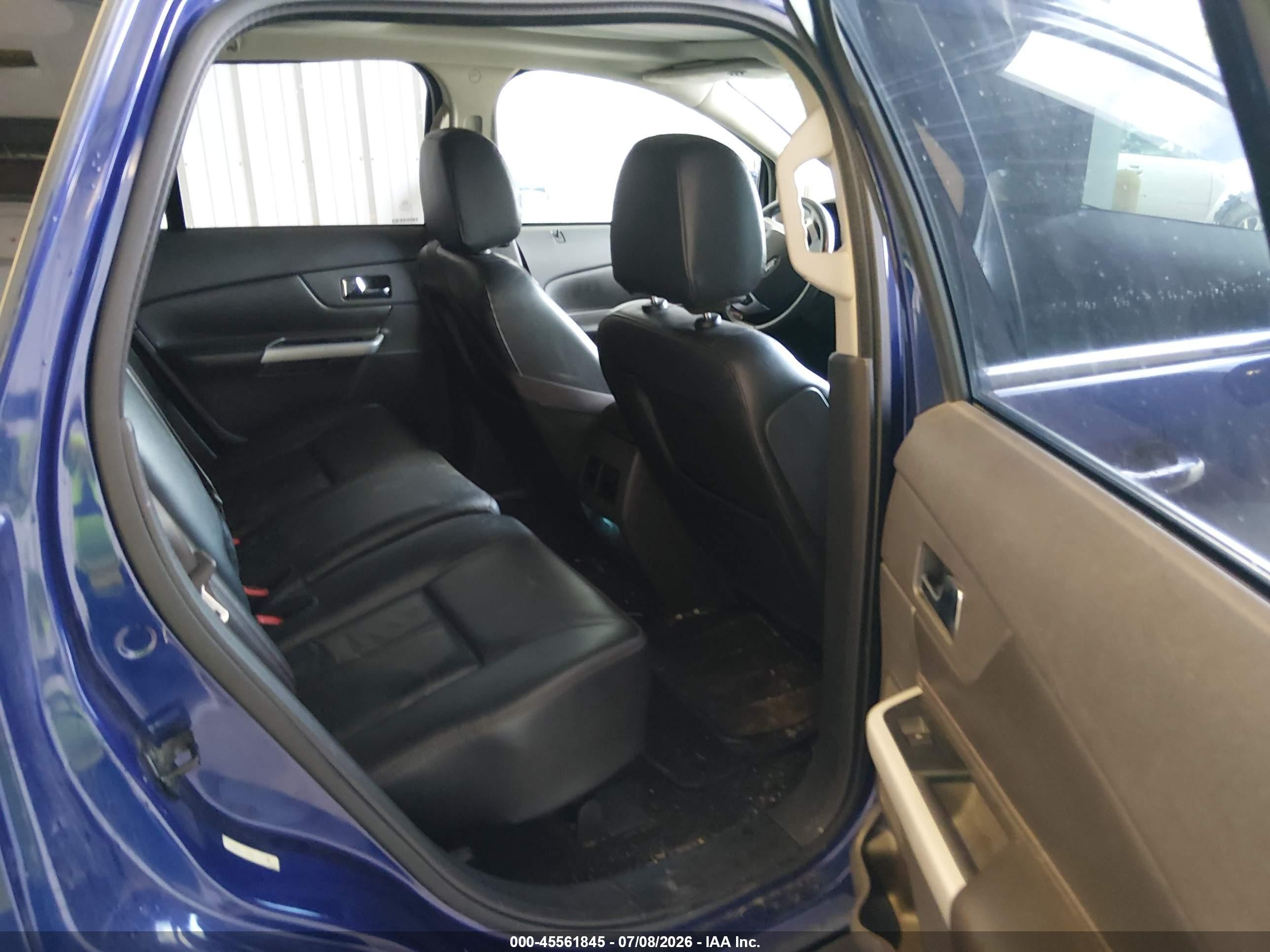 2014 Ford Edge Limited Blue vin: 2FMDK4KC7EBB33768