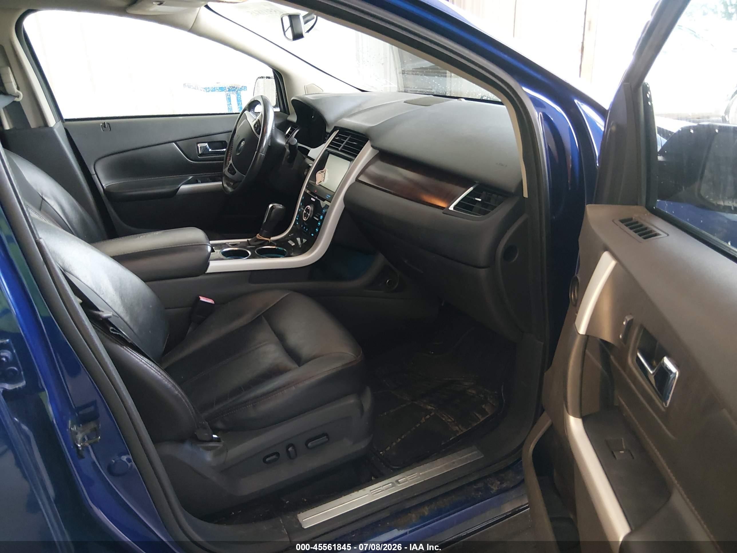 2014 Ford Edge Limited Blue vin: 2FMDK4KC7EBB33768