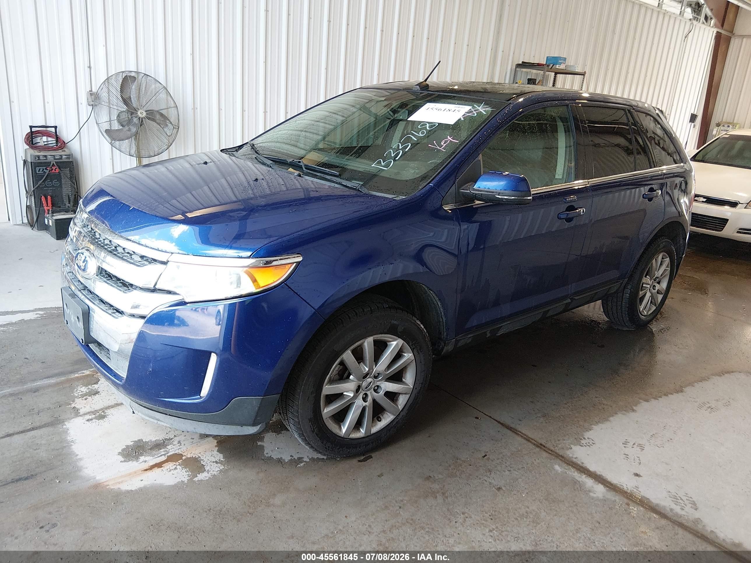 2014 Ford Edge Limited Blue vin: 2FMDK4KC7EBB33768