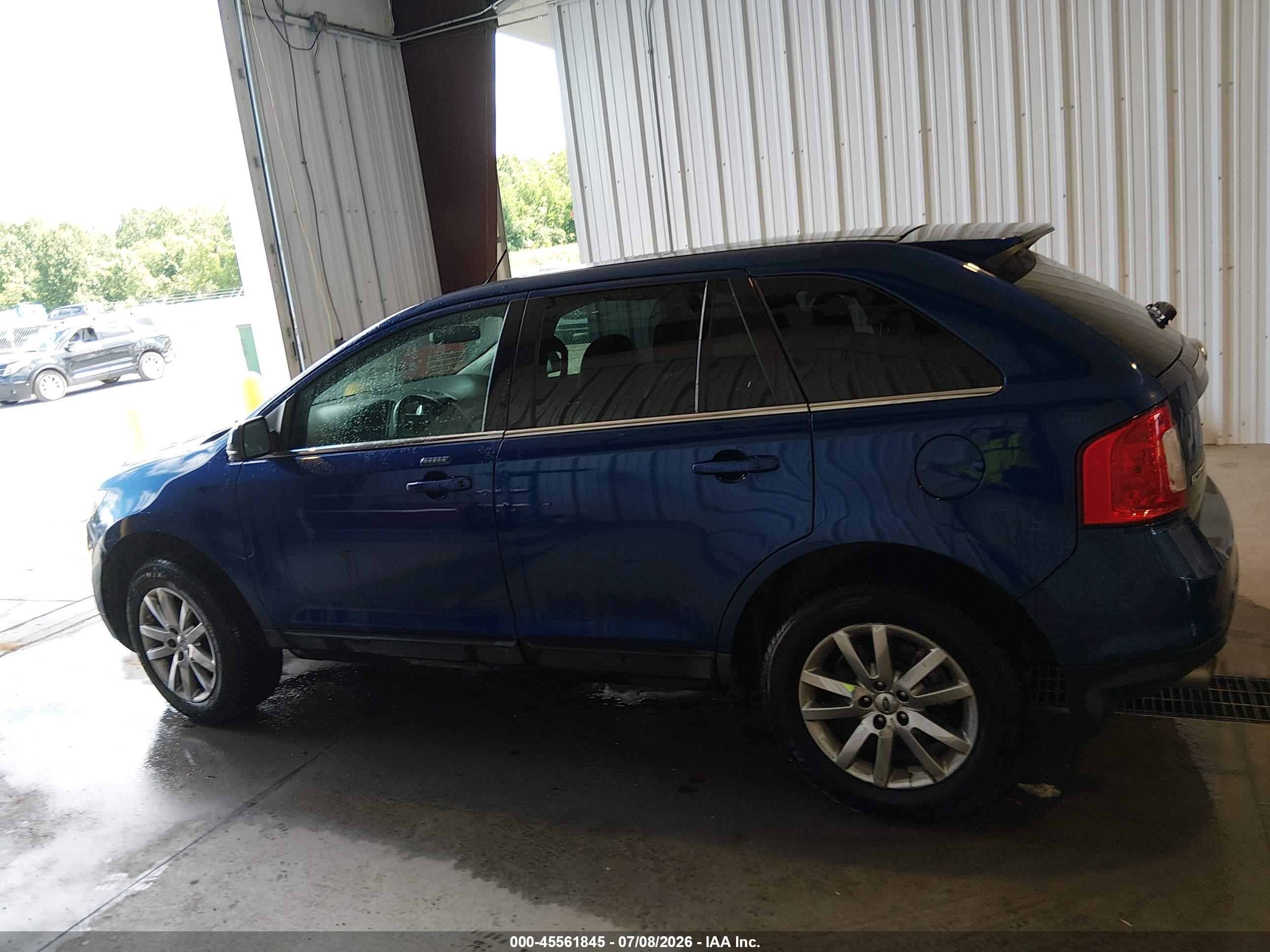 2014 Ford Edge Limited Blue vin: 2FMDK4KC7EBB33768