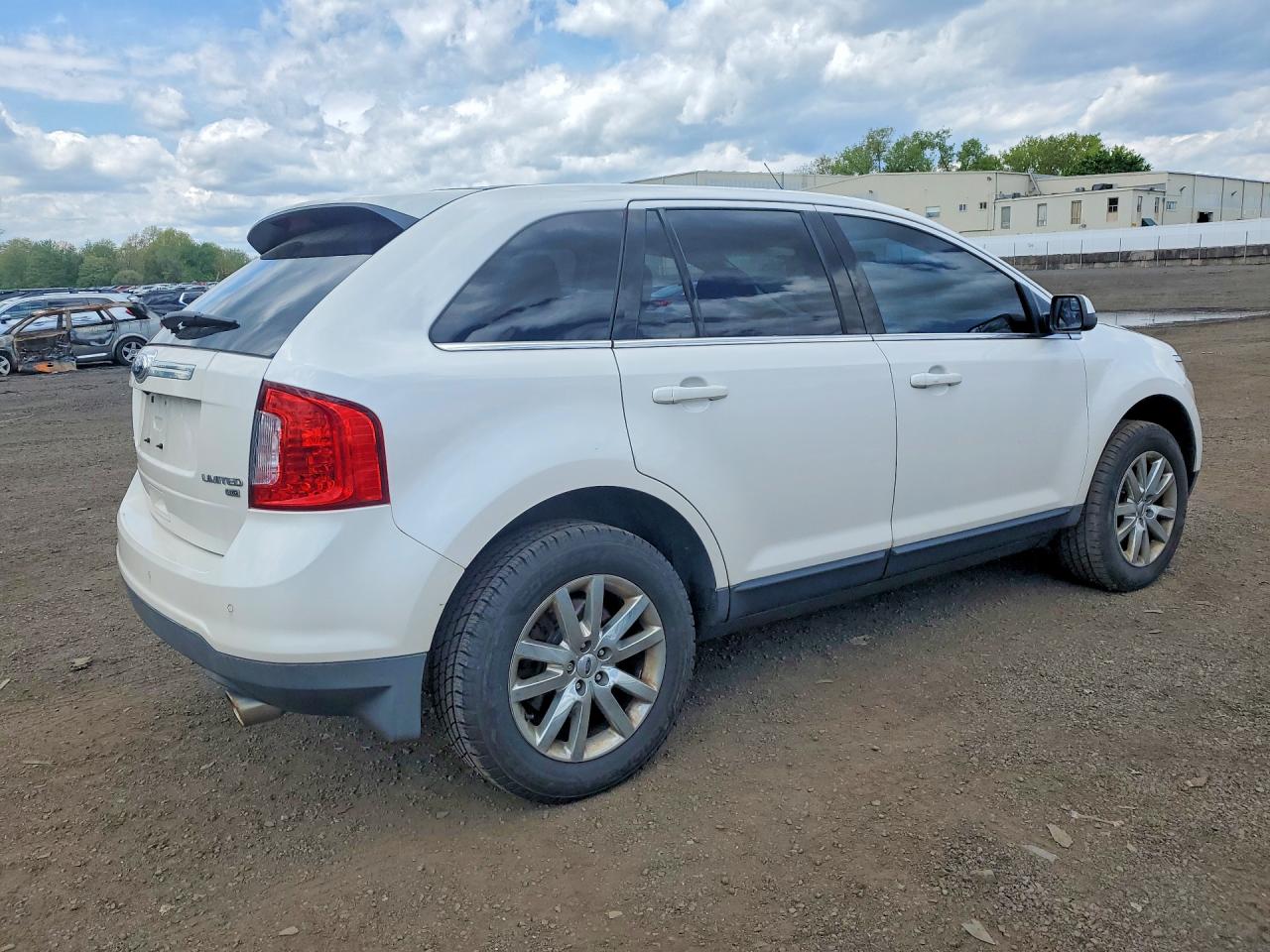 2014 Ford Edge Limited White vin: 2FMDK4KC7EBB51123