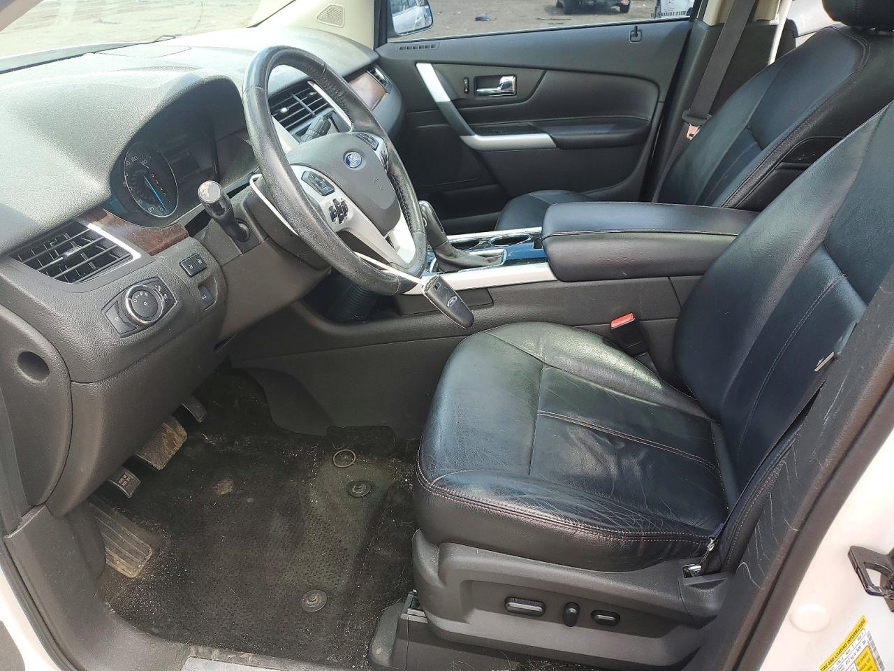 2014 Ford Edge Limited White vin: 2FMDK4KC7EBB51123