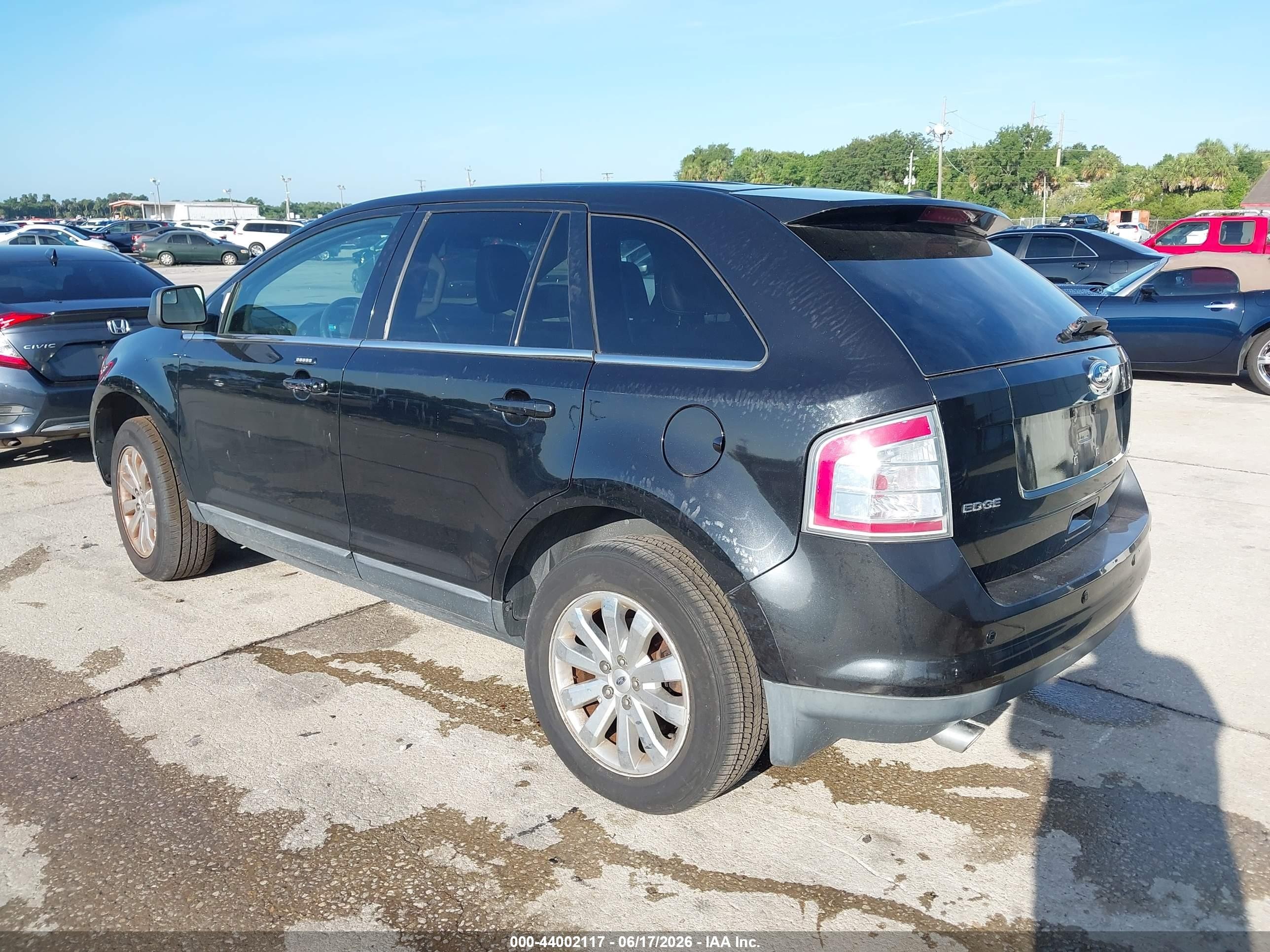 2010 Ford Edge Limited Black vin: 2FMDK4KC8ABA55138