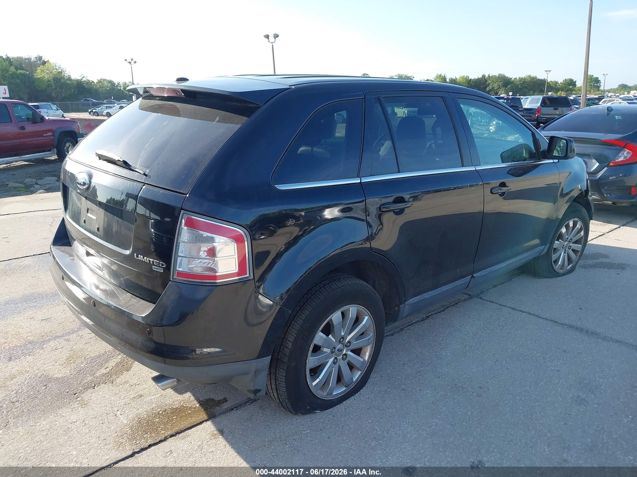 2010 Ford Edge Limited Black vin: 2FMDK4KC8ABA55138