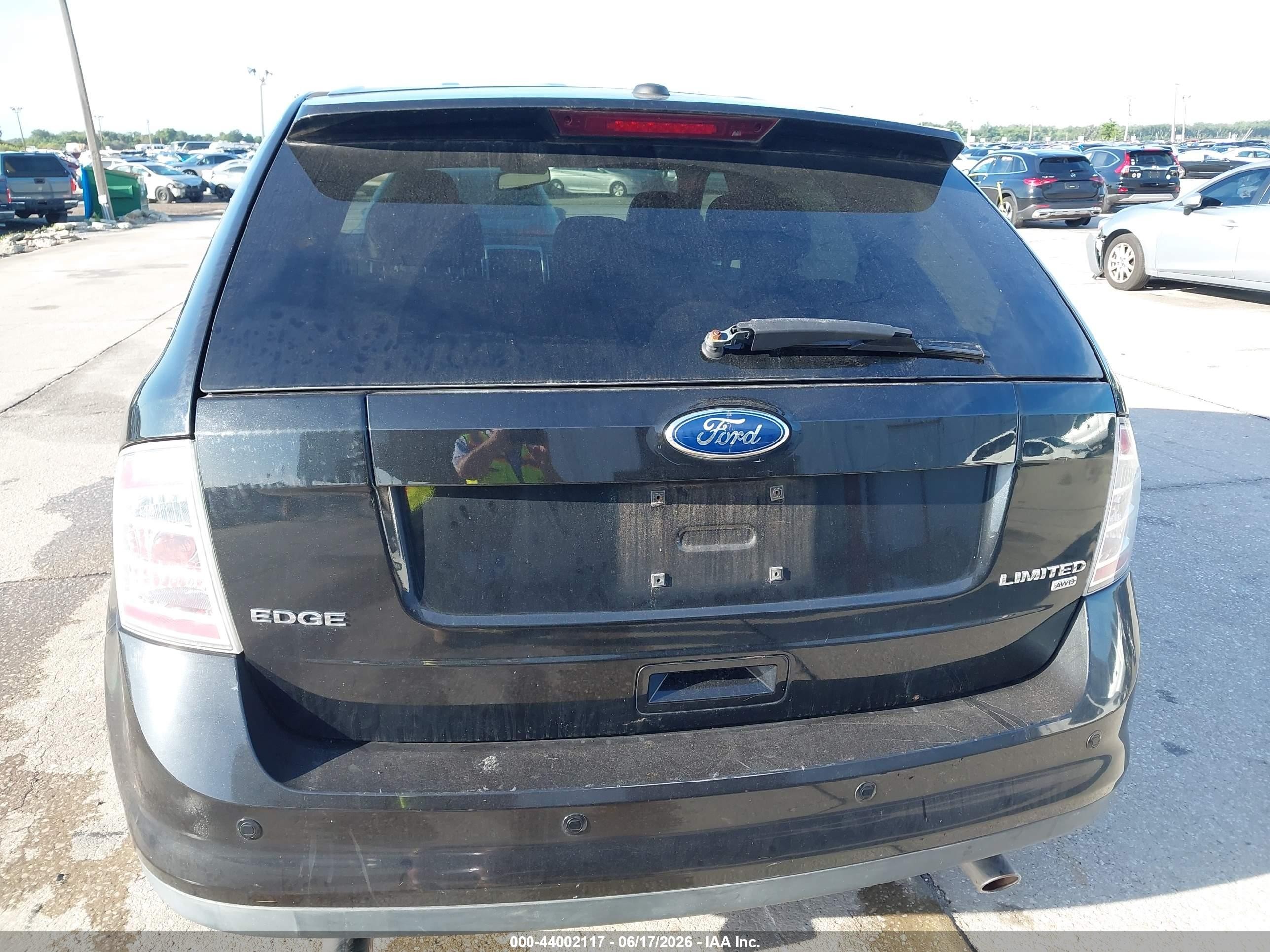 2010 Ford Edge Limited Black vin: 2FMDK4KC8ABA55138