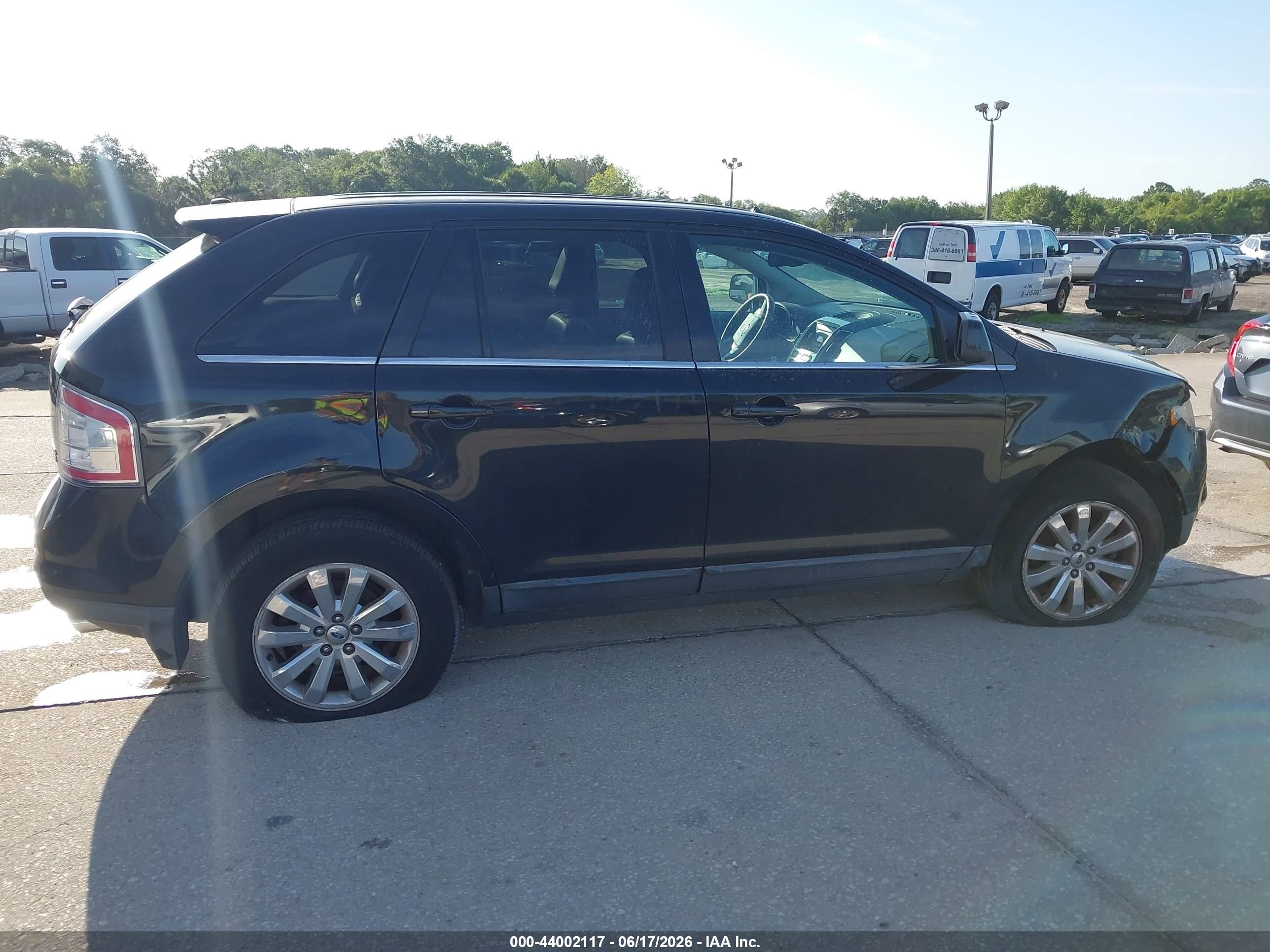2010 Ford Edge Limited Black vin: 2FMDK4KC8ABA55138