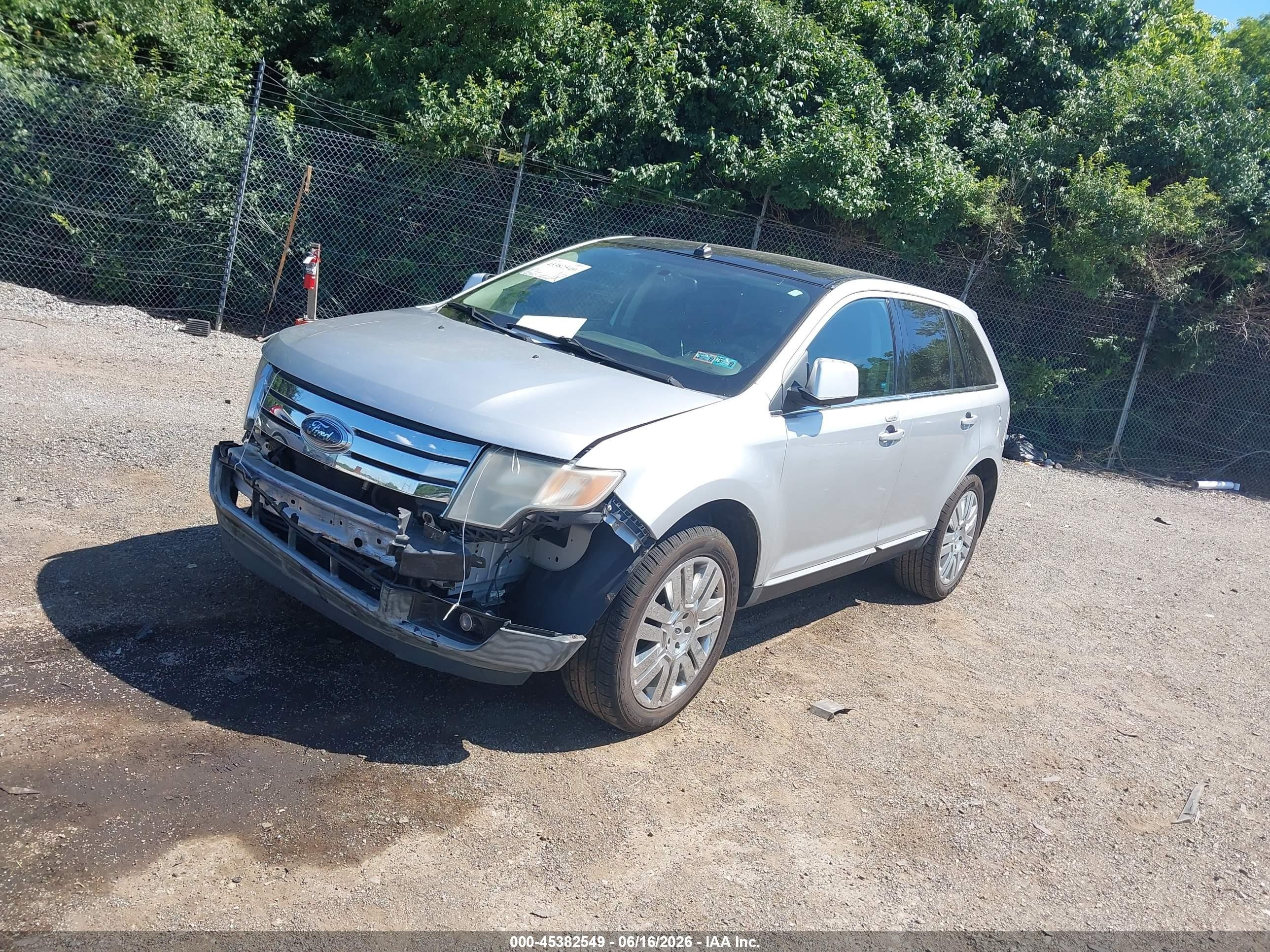 2010 Ford Edge Limited Silver vin: 2FMDK4KC8ABA72764