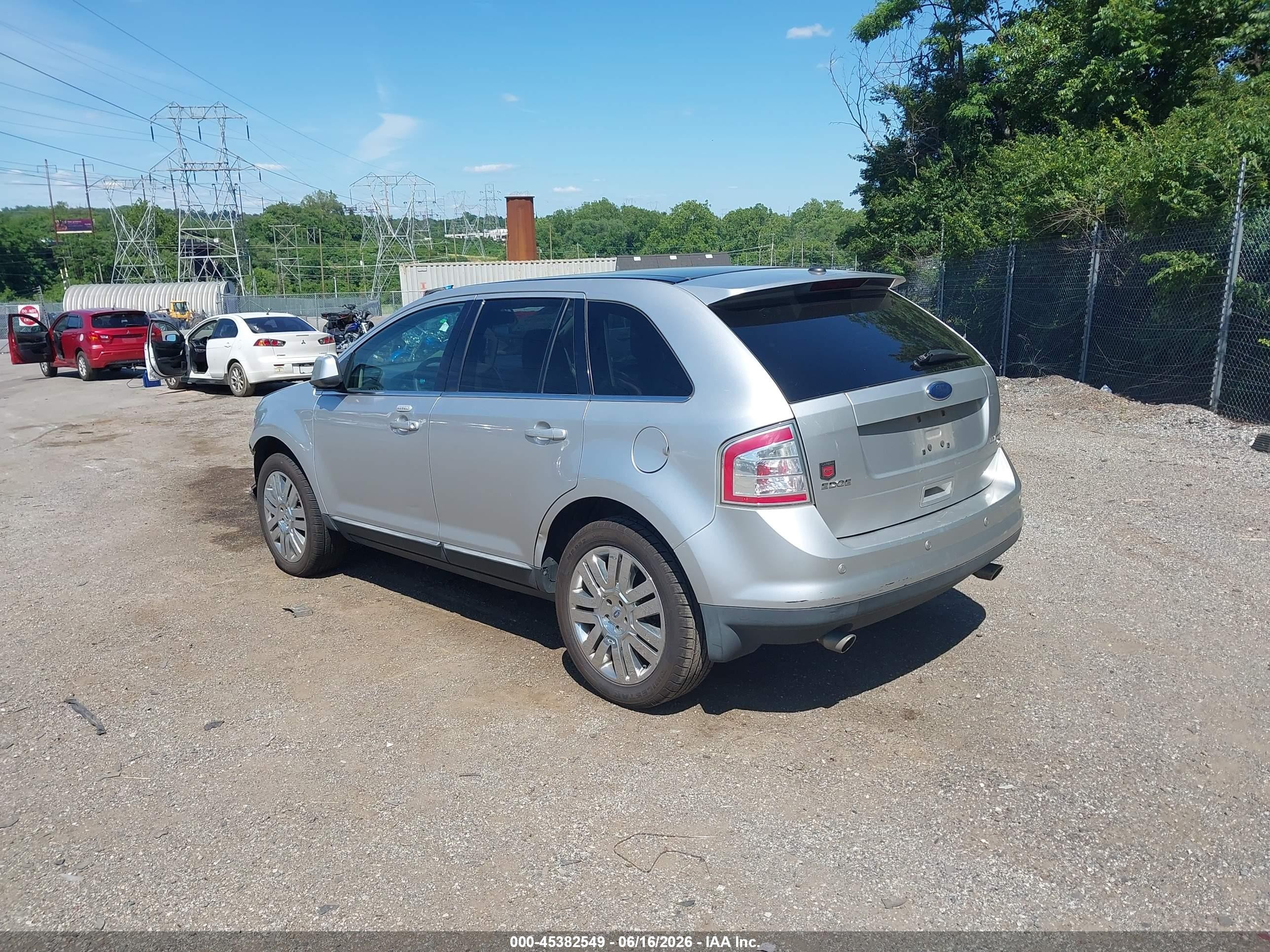 2010 Ford Edge Limited Silver vin: 2FMDK4KC8ABA72764