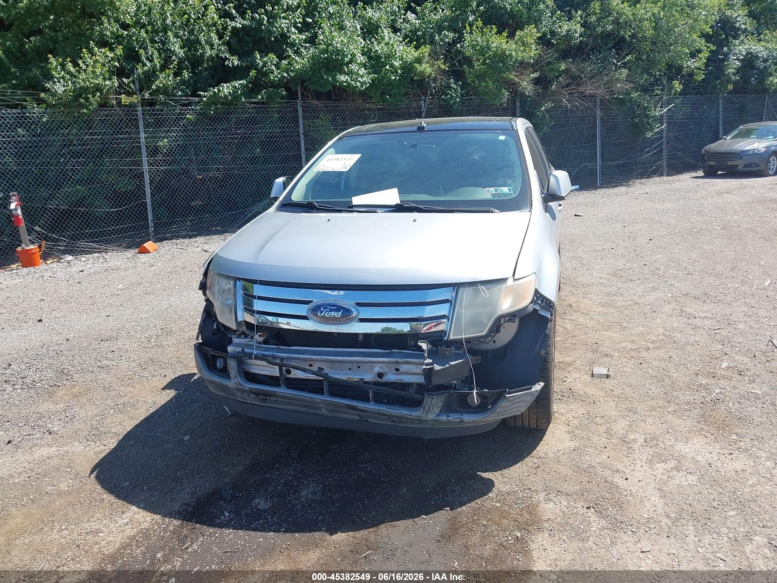 2010 Ford Edge Limited Silver vin: 2FMDK4KC8ABA72764