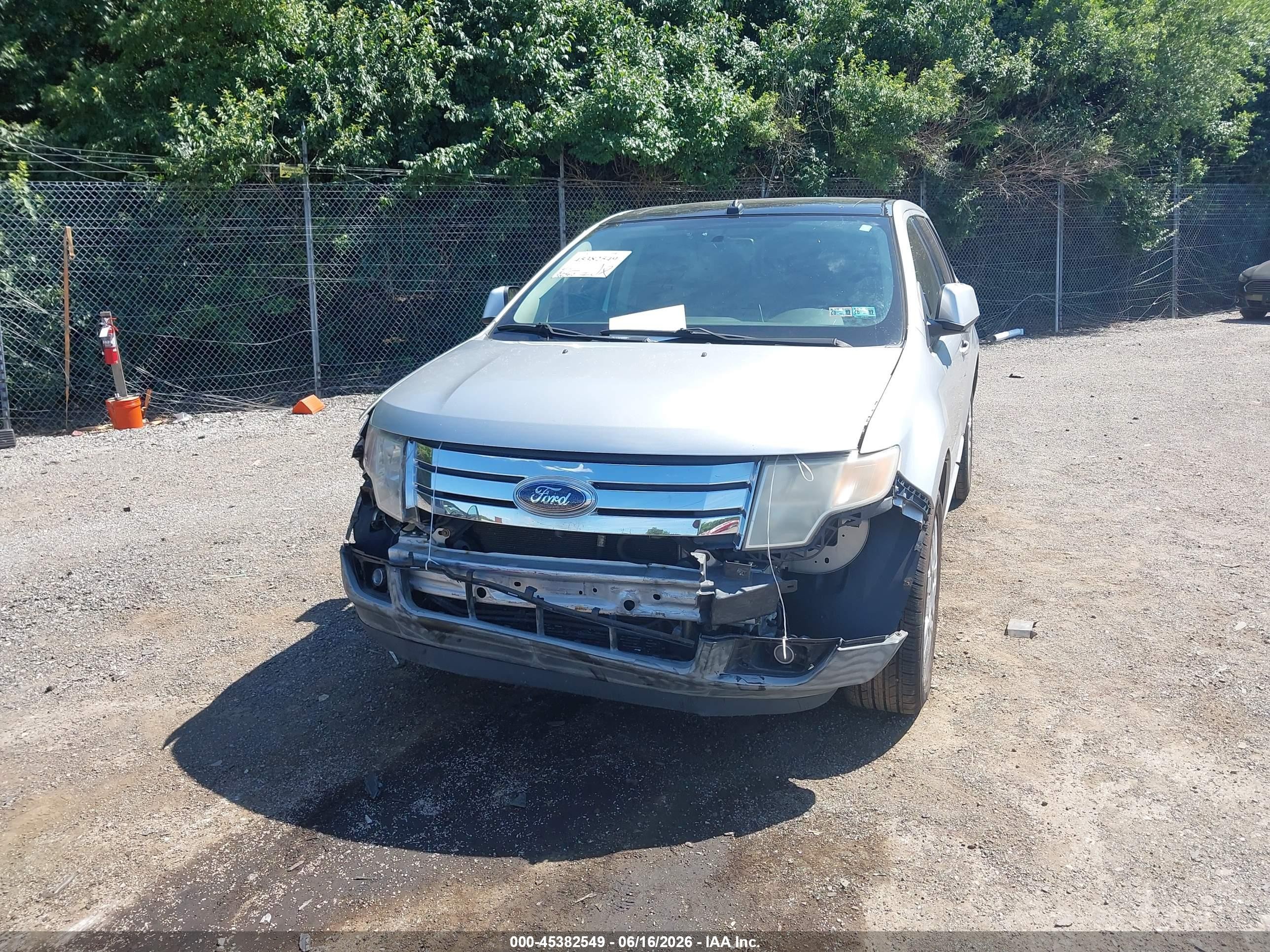2010 Ford Edge Limited Silver vin: 2FMDK4KC8ABA72764