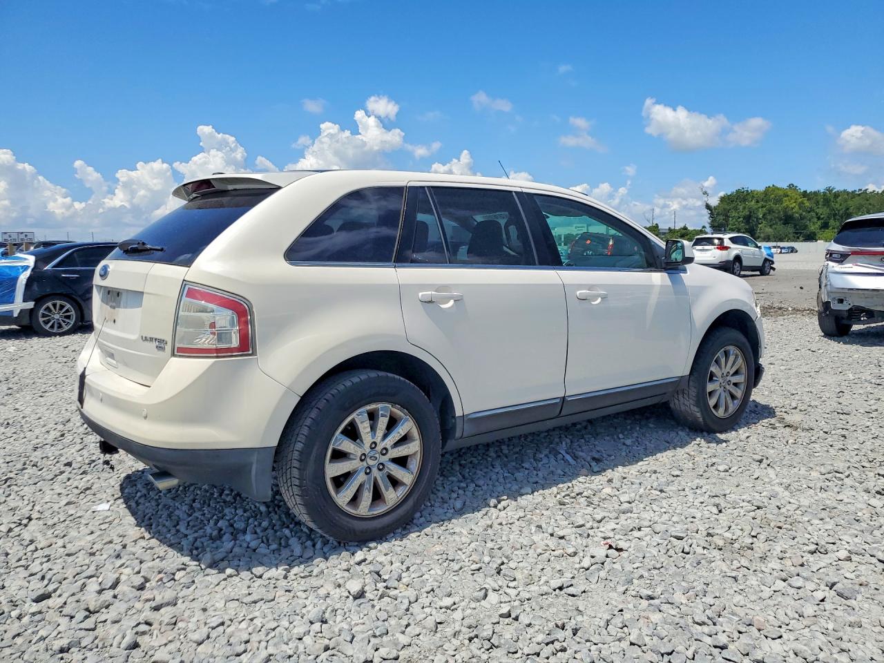 2010 Ford Edge Limited White vin: 2FMDK4KC8ABA86454