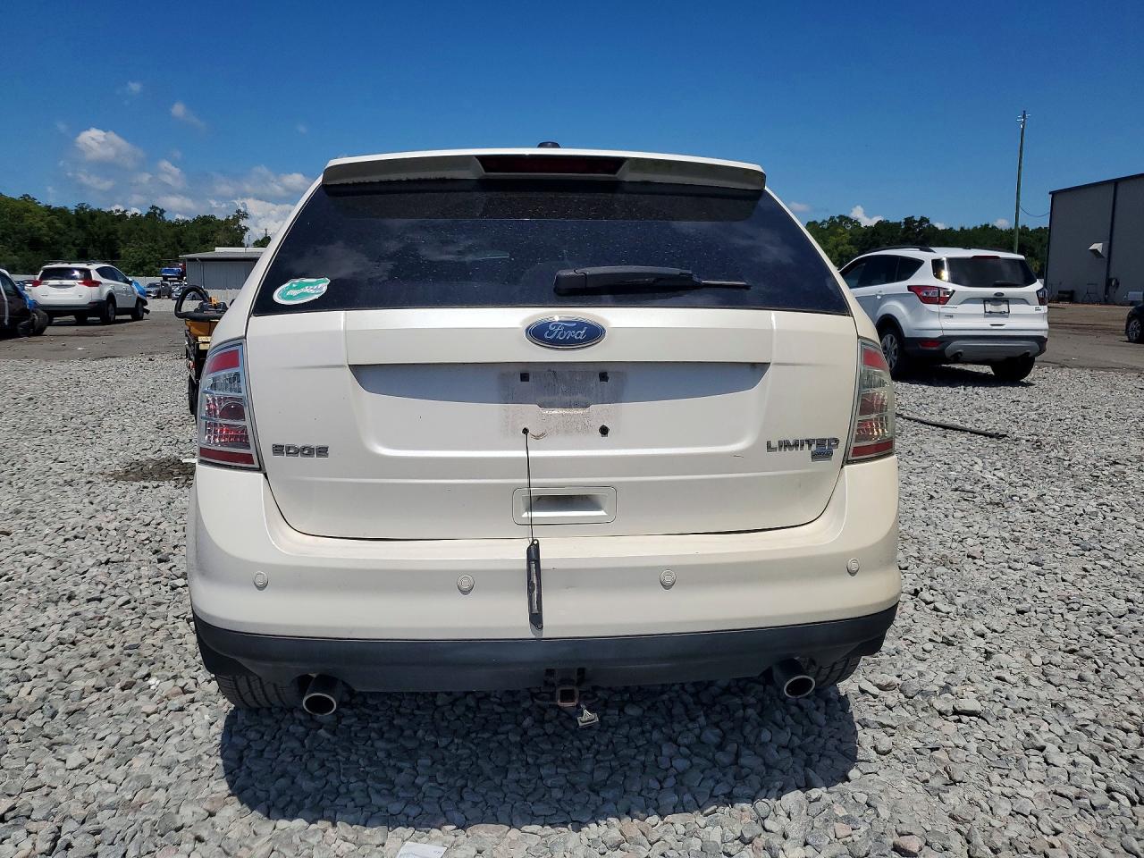 2010 Ford Edge Limited White vin: 2FMDK4KC8ABA86454