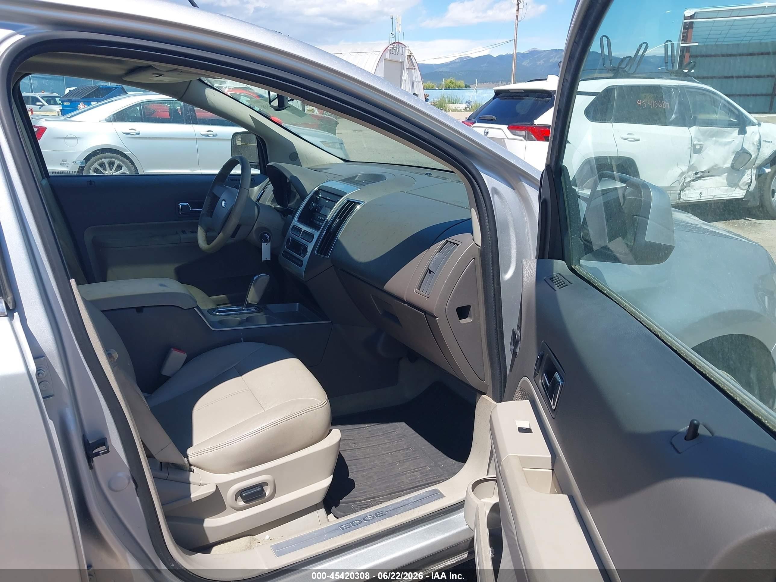2010 Ford Edge Limited Silver vin: 2FMDK4KC8ABB24927
