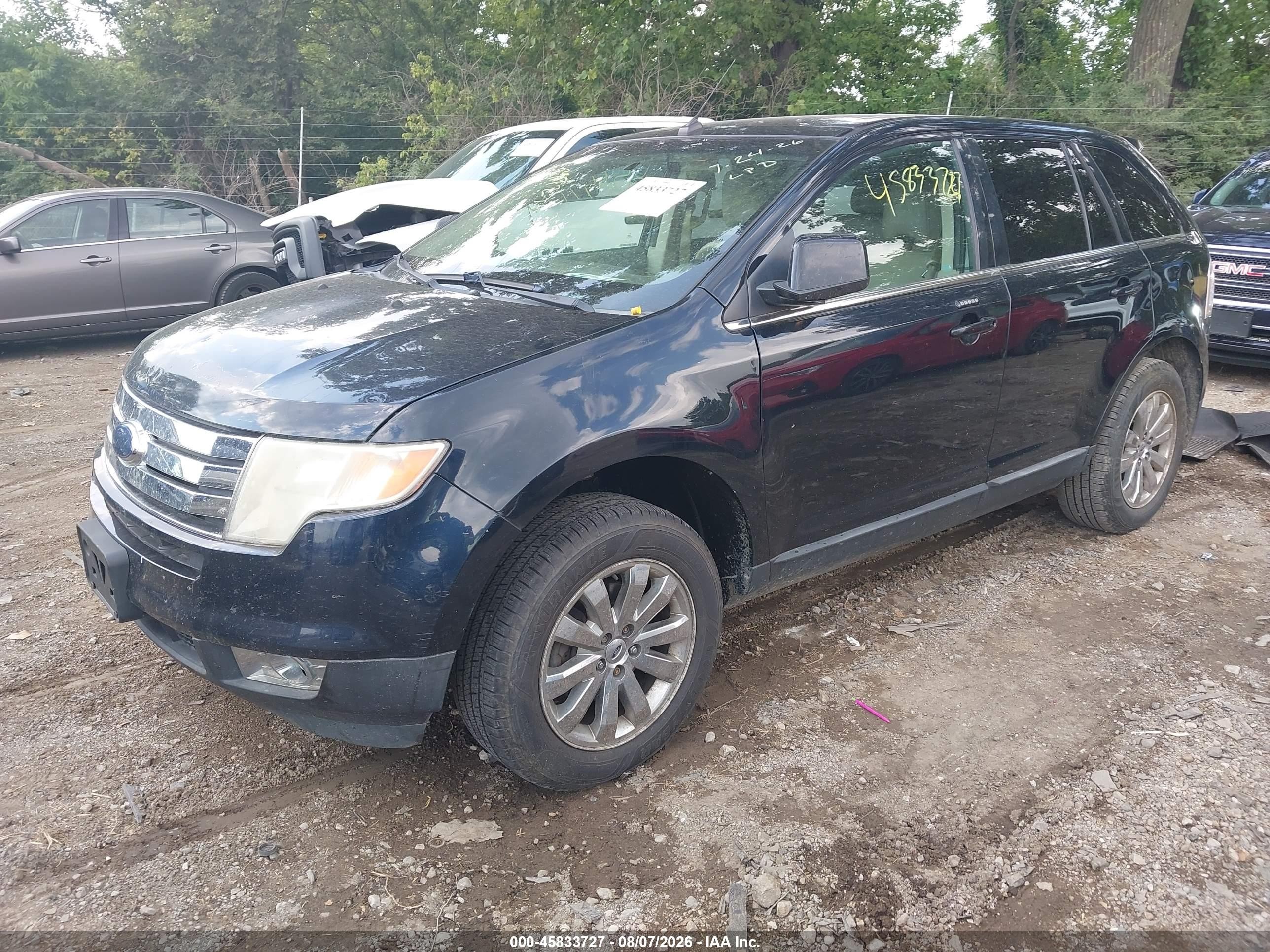 2010 Ford Edge Limited Black vin: 2FMDK4KC8ABB33496
