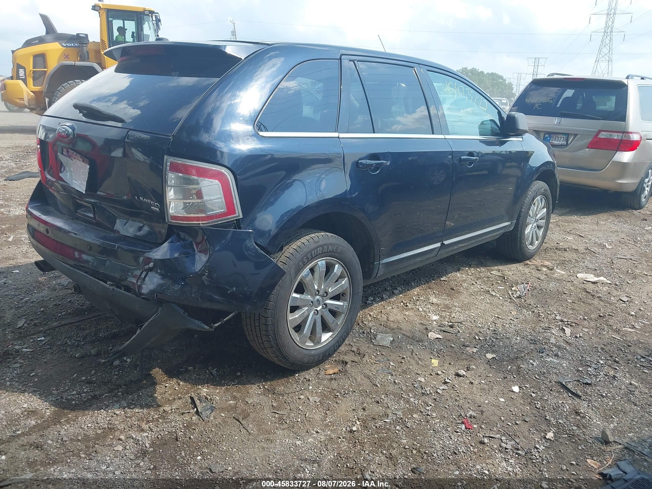 2010 Ford Edge Limited Black vin: 2FMDK4KC8ABB33496