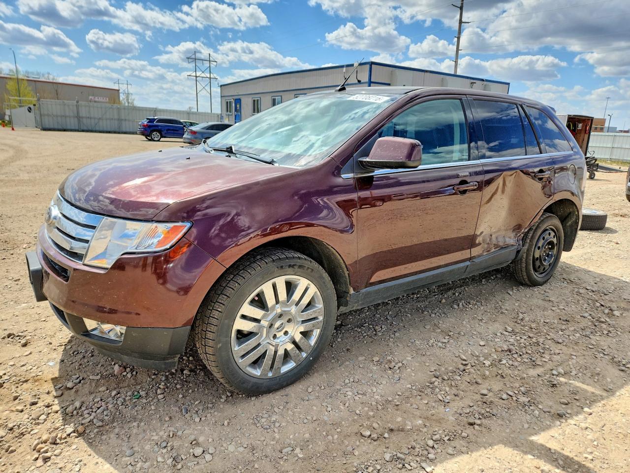 2010 Ford Edge Limited Maroon vin: 2FMDK4KC8ABB74825