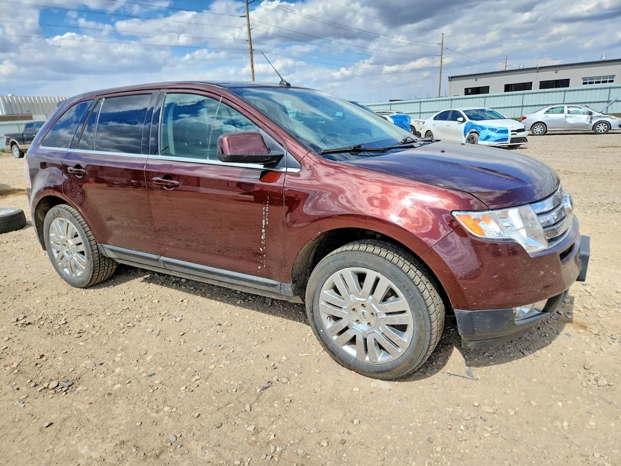 2010 Ford Edge Limited Maroon vin: 2FMDK4KC8ABB74825