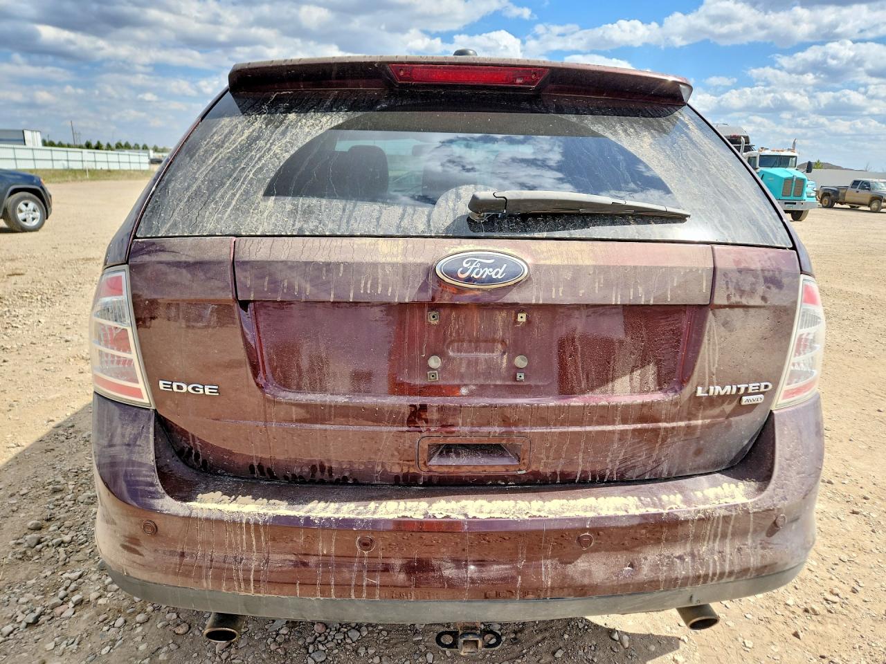2010 Ford Edge Limited Maroon vin: 2FMDK4KC8ABB74825