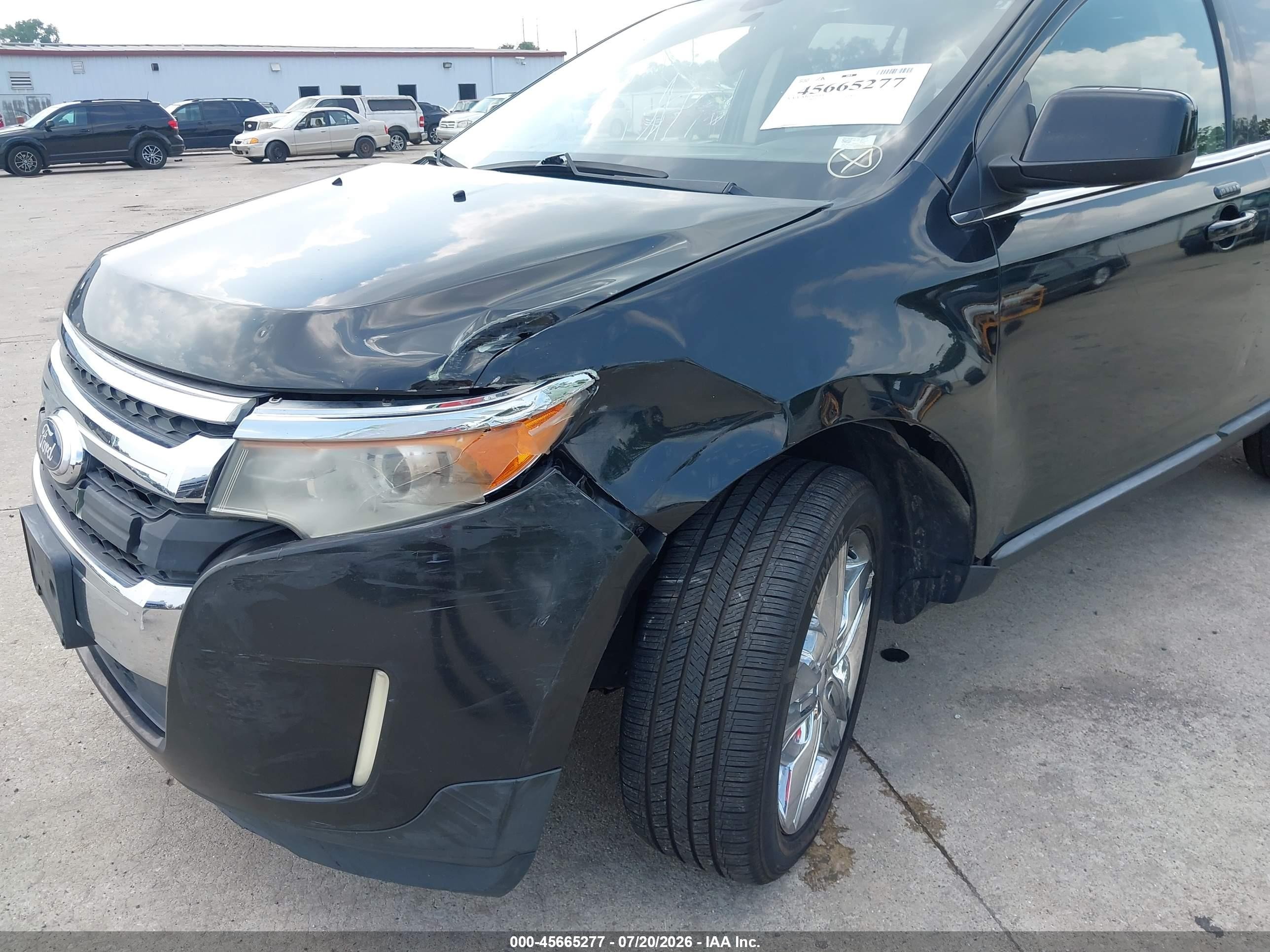 2011 Ford Edge Limited Black vin: 2FMDK4KC8BBA15238