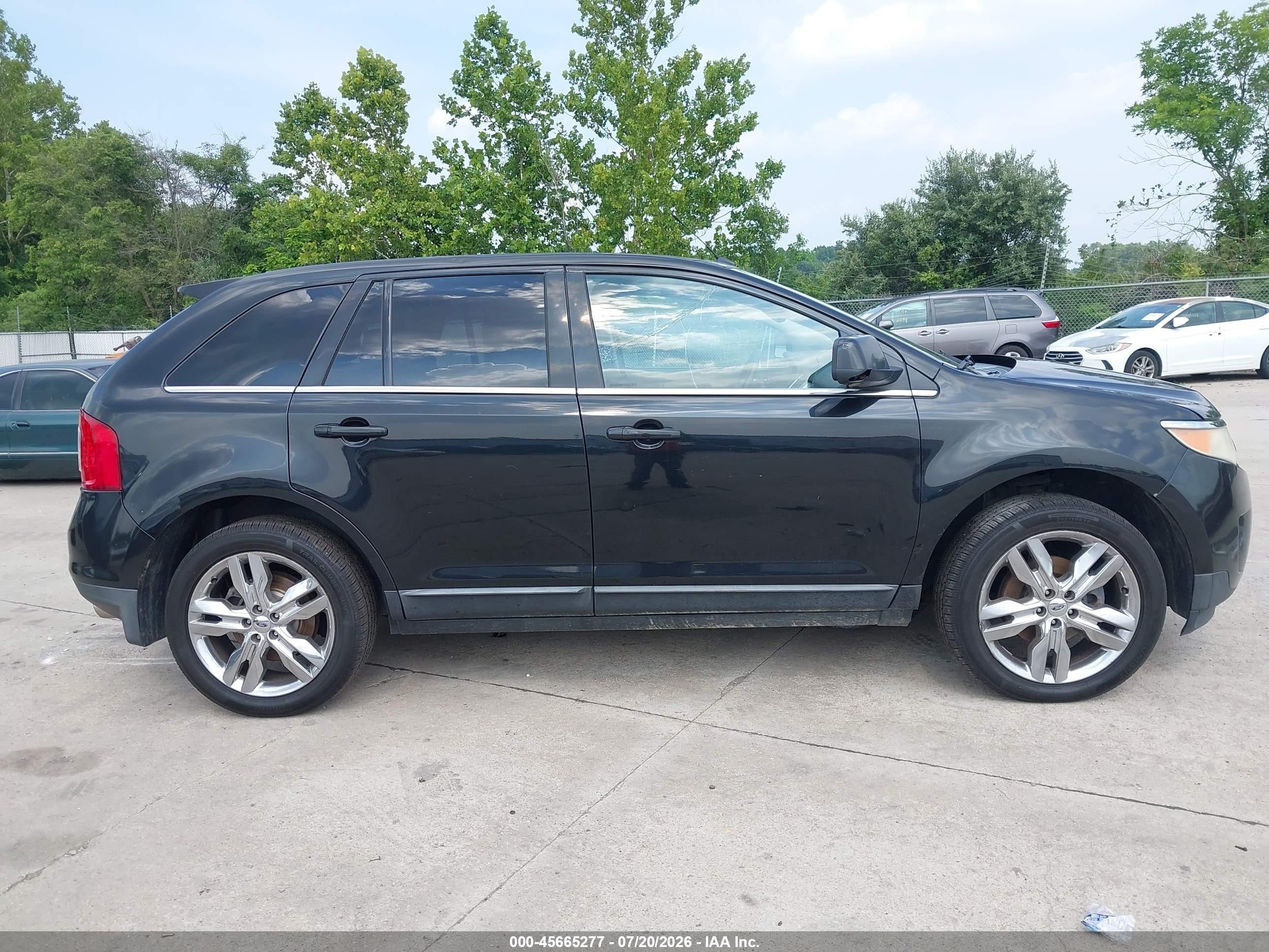 2011 Ford Edge Limited Black vin: 2FMDK4KC8BBA15238