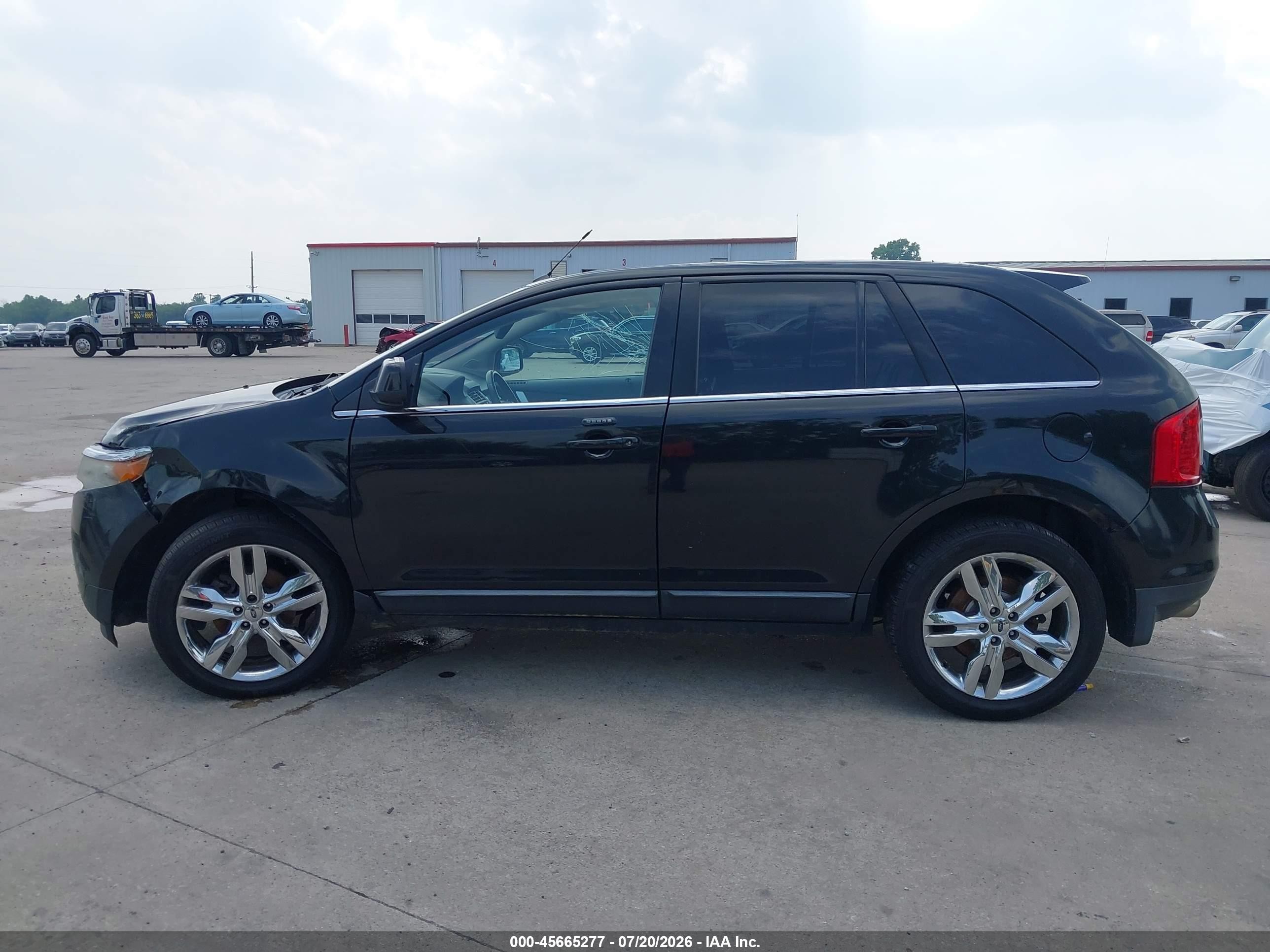 2011 Ford Edge Limited Black vin: 2FMDK4KC8BBA15238