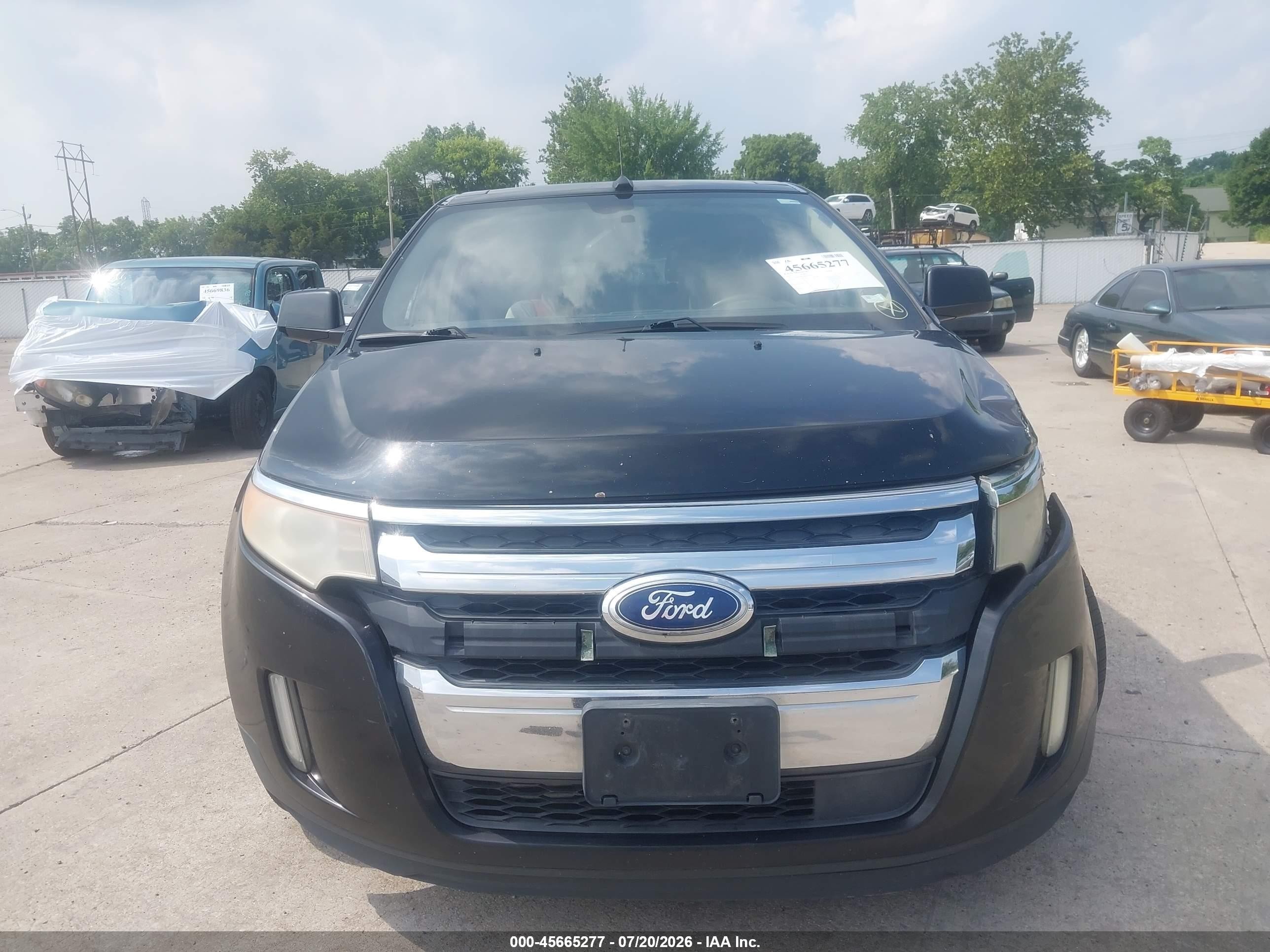 2011 Ford Edge Limited Black vin: 2FMDK4KC8BBA15238
