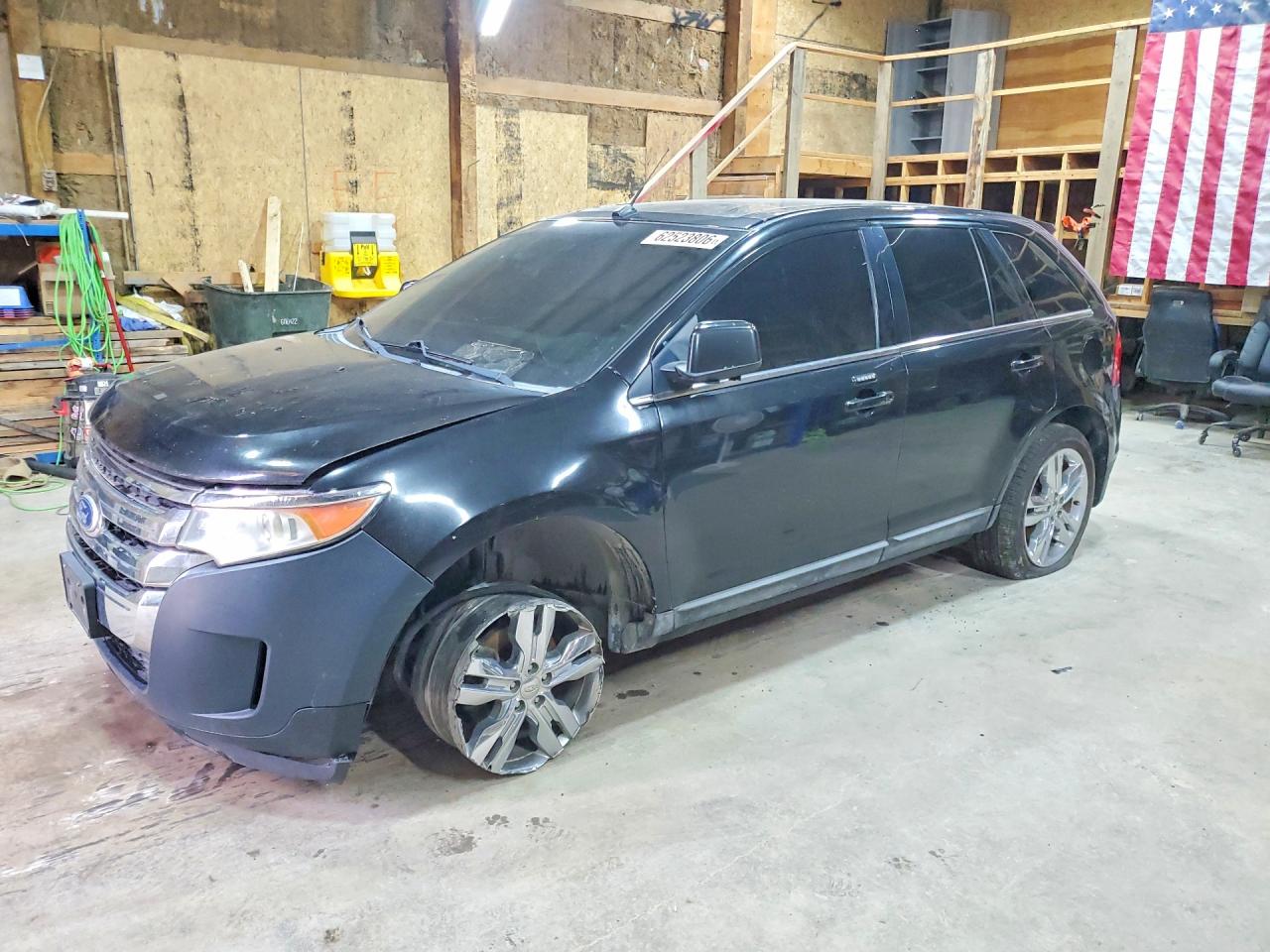 2011 Ford Edge Limited Black vin: 2FMDK4KC8BBA34338