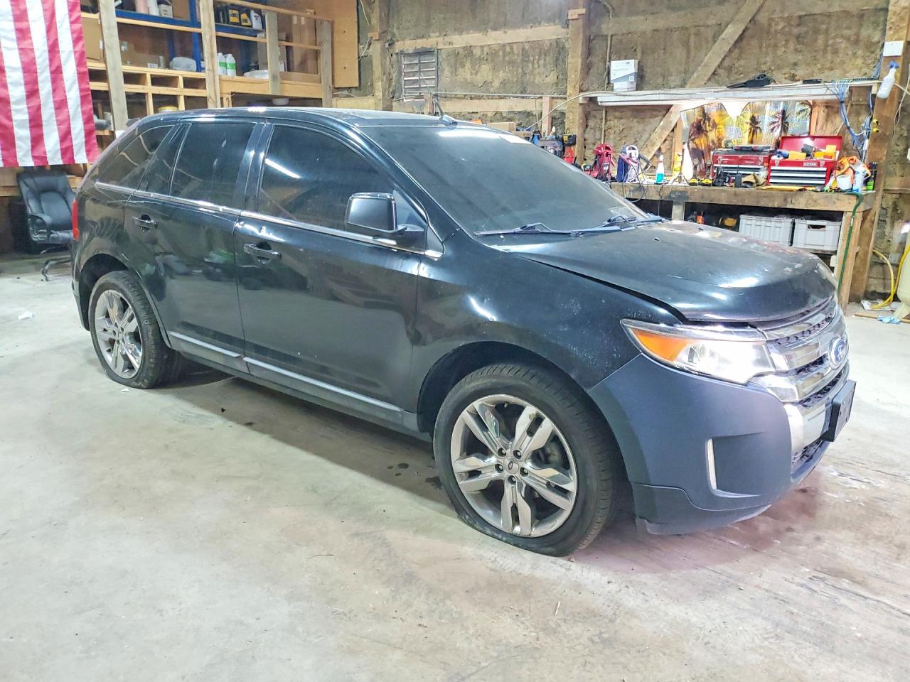 2011 Ford Edge Limited Черный vin: 2FMDK4KC8BBA34338