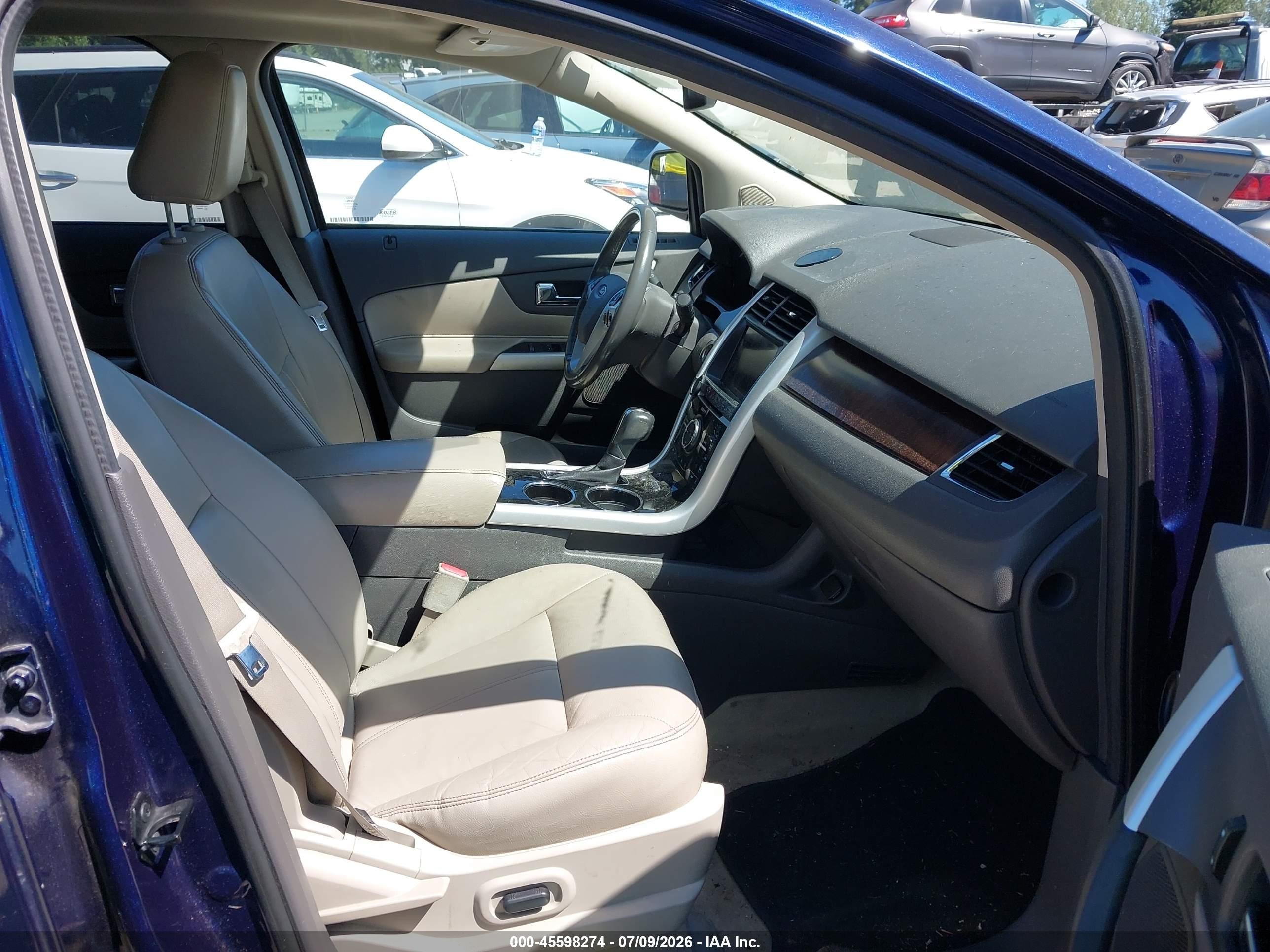 2011 Ford Edge Limited Blue vin: 2FMDK4KC8BBA37191