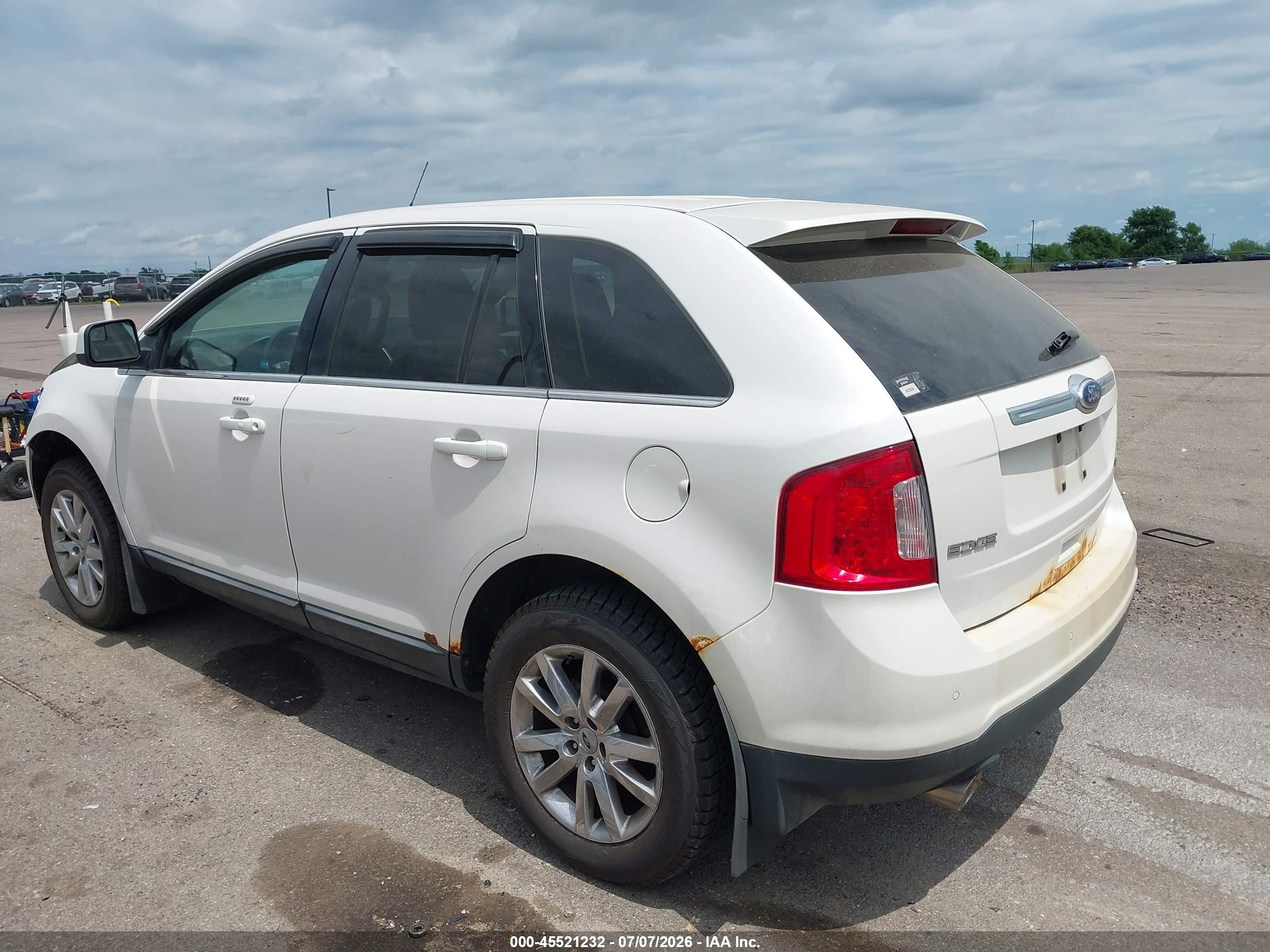2011 Ford Edge Limited Белый vin: 2FMDK4KC8BBA70918