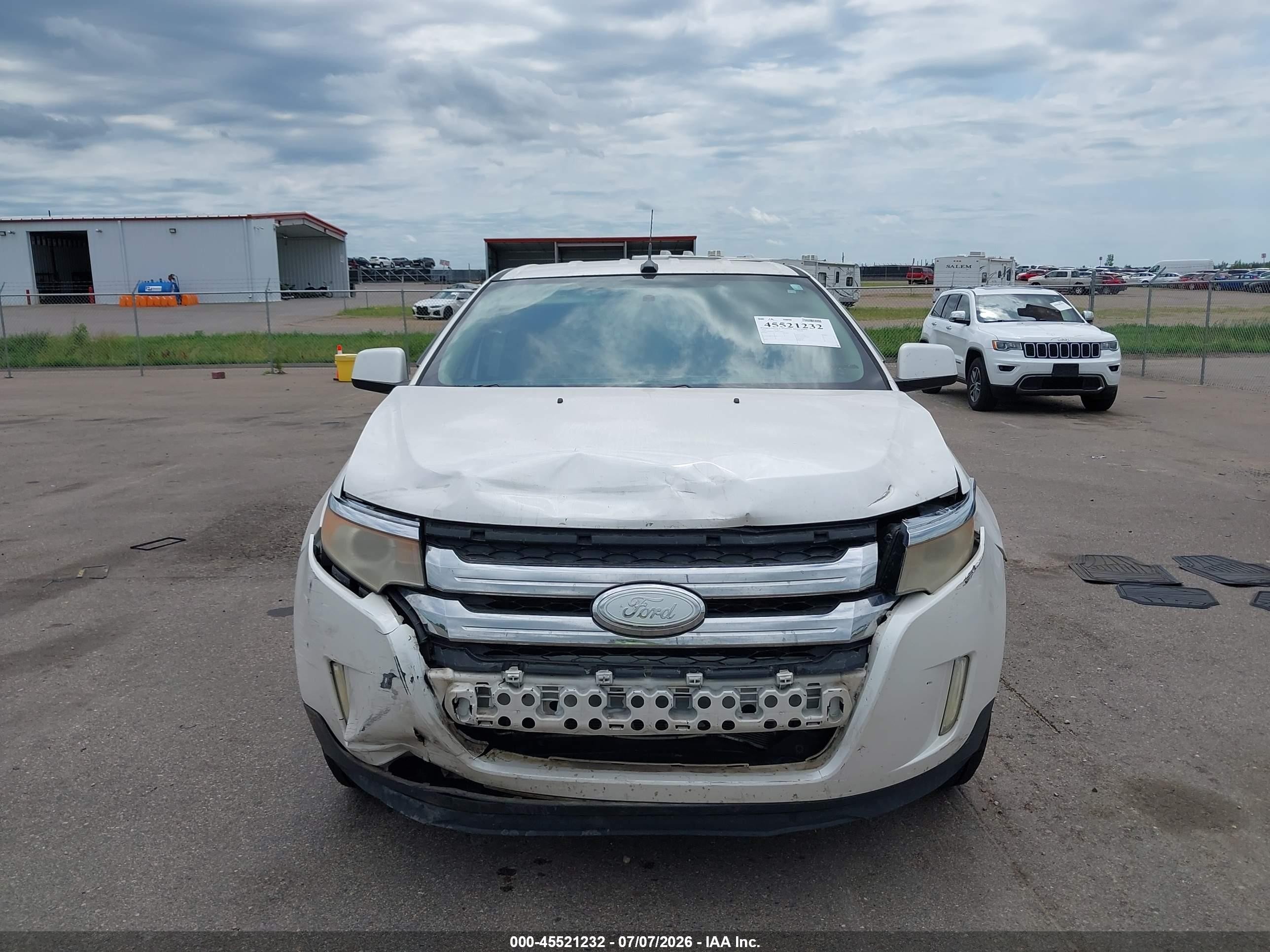 2011 Ford Edge Limited Белый vin: 2FMDK4KC8BBA70918