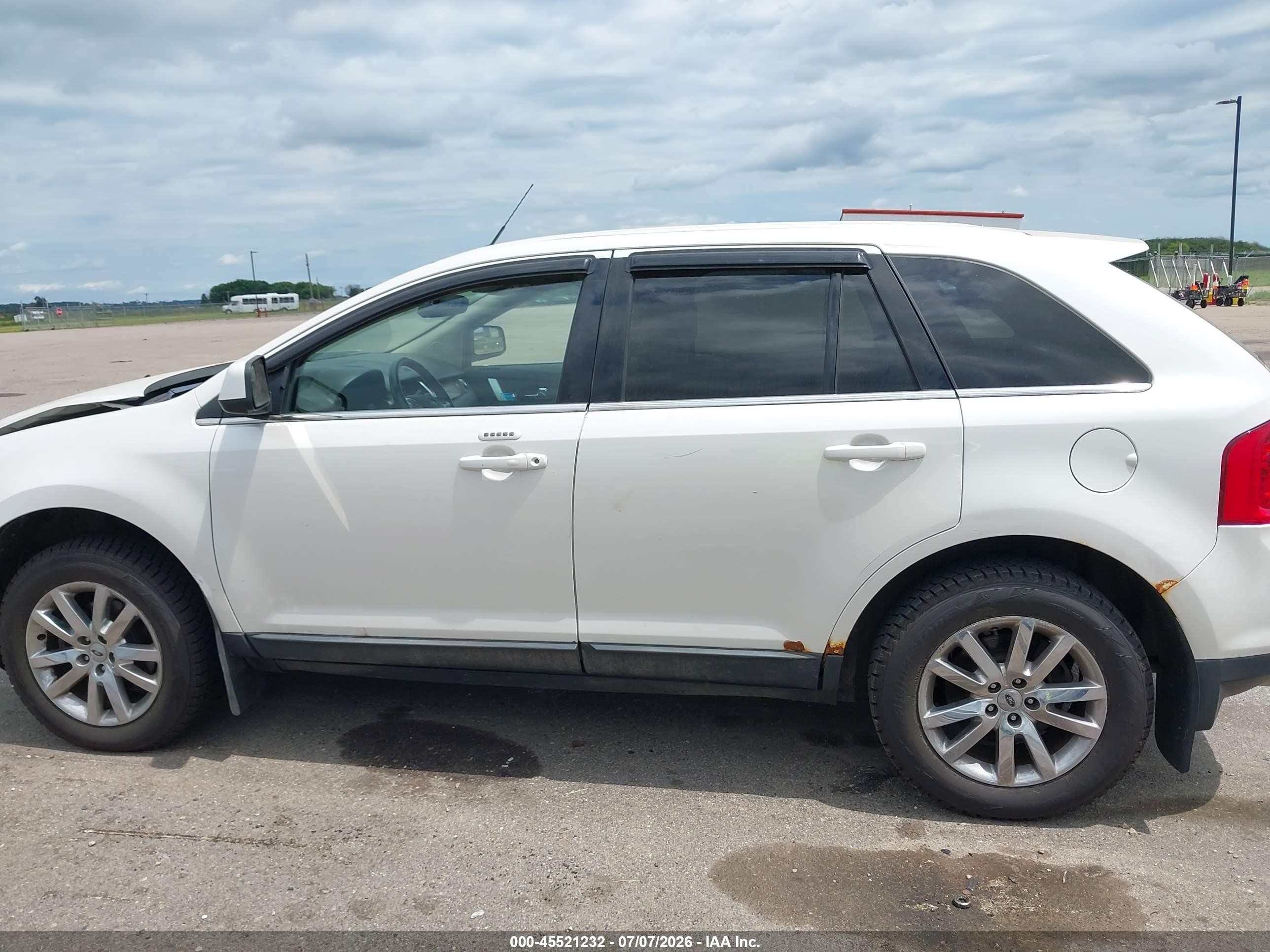 2011 Ford Edge Limited Белый vin: 2FMDK4KC8BBA70918