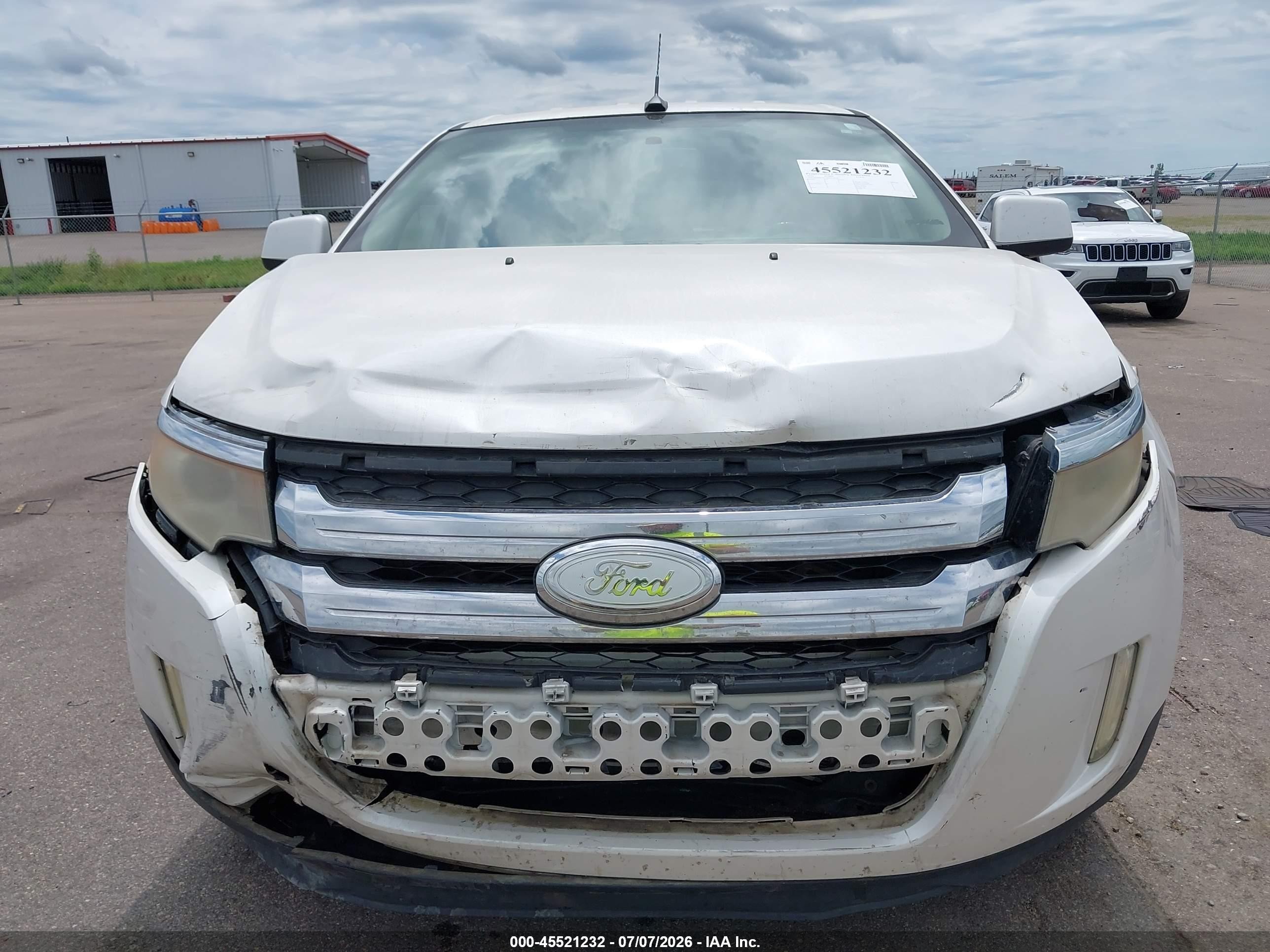 2011 Ford Edge Limited Белый vin: 2FMDK4KC8BBA70918