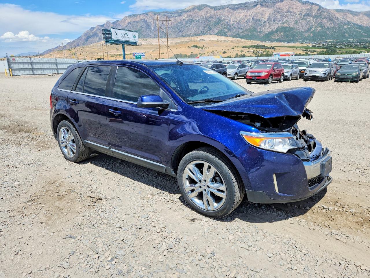 2011 Ford Edge Limited Blue vin: 2FMDK4KC8BBB14660