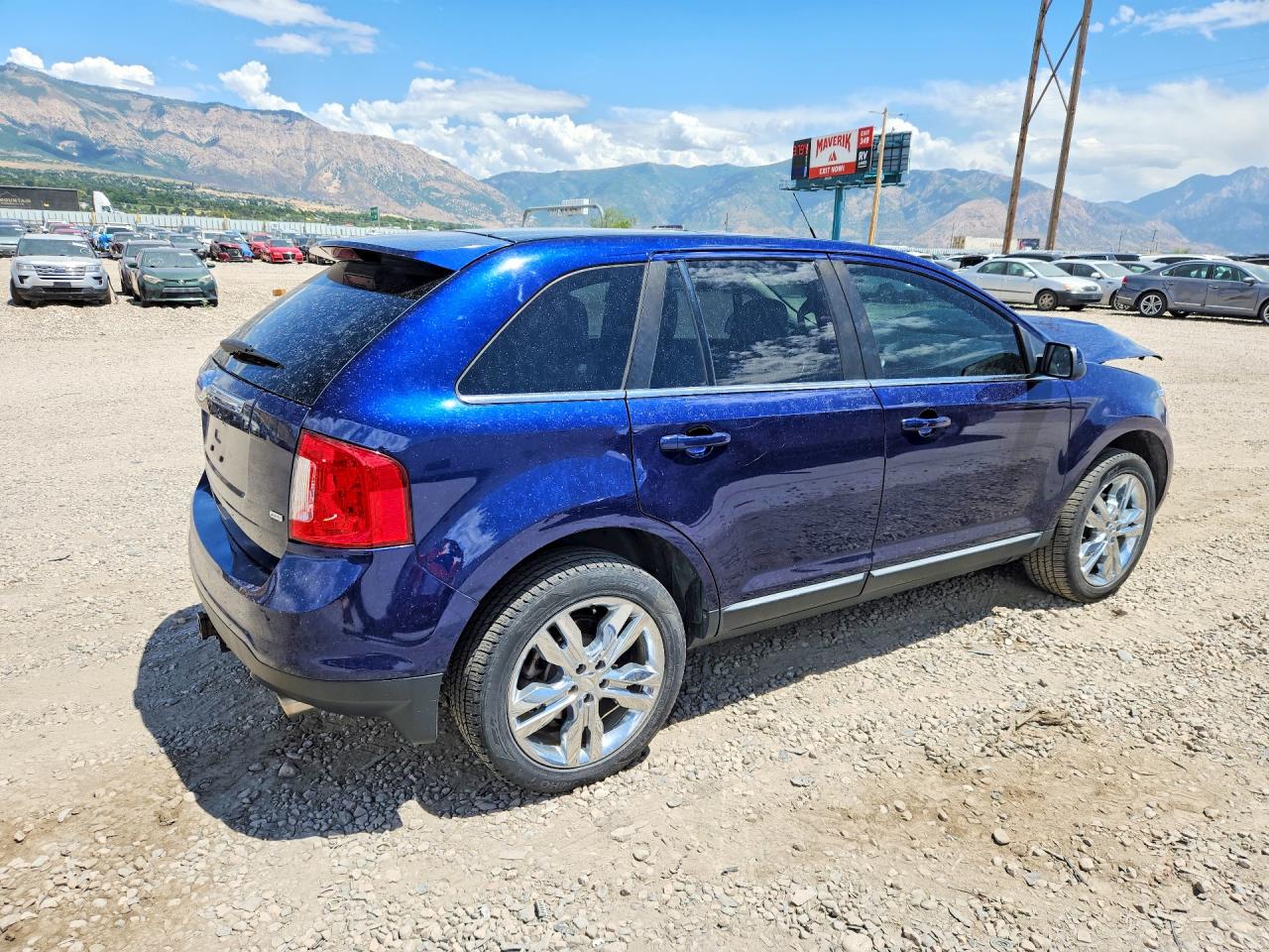 2011 Ford Edge Limited Blue vin: 2FMDK4KC8BBB14660