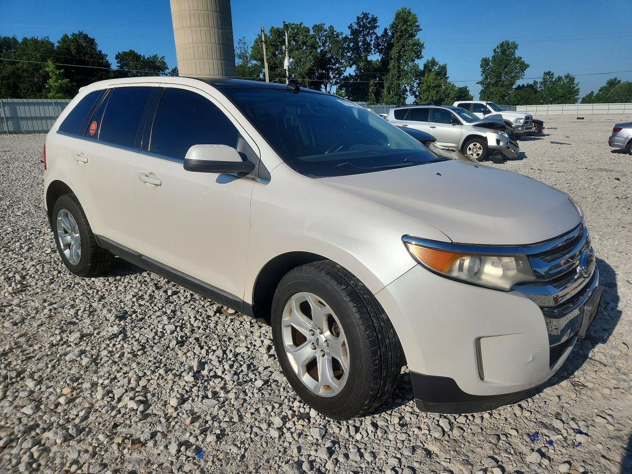 2011 Ford Edge Limited White vin: 2FMDK4KC8BBB30454