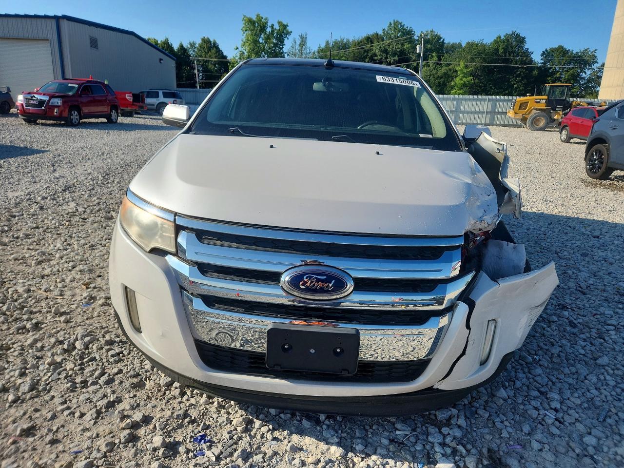 2011 Ford Edge Limited White vin: 2FMDK4KC8BBB30454